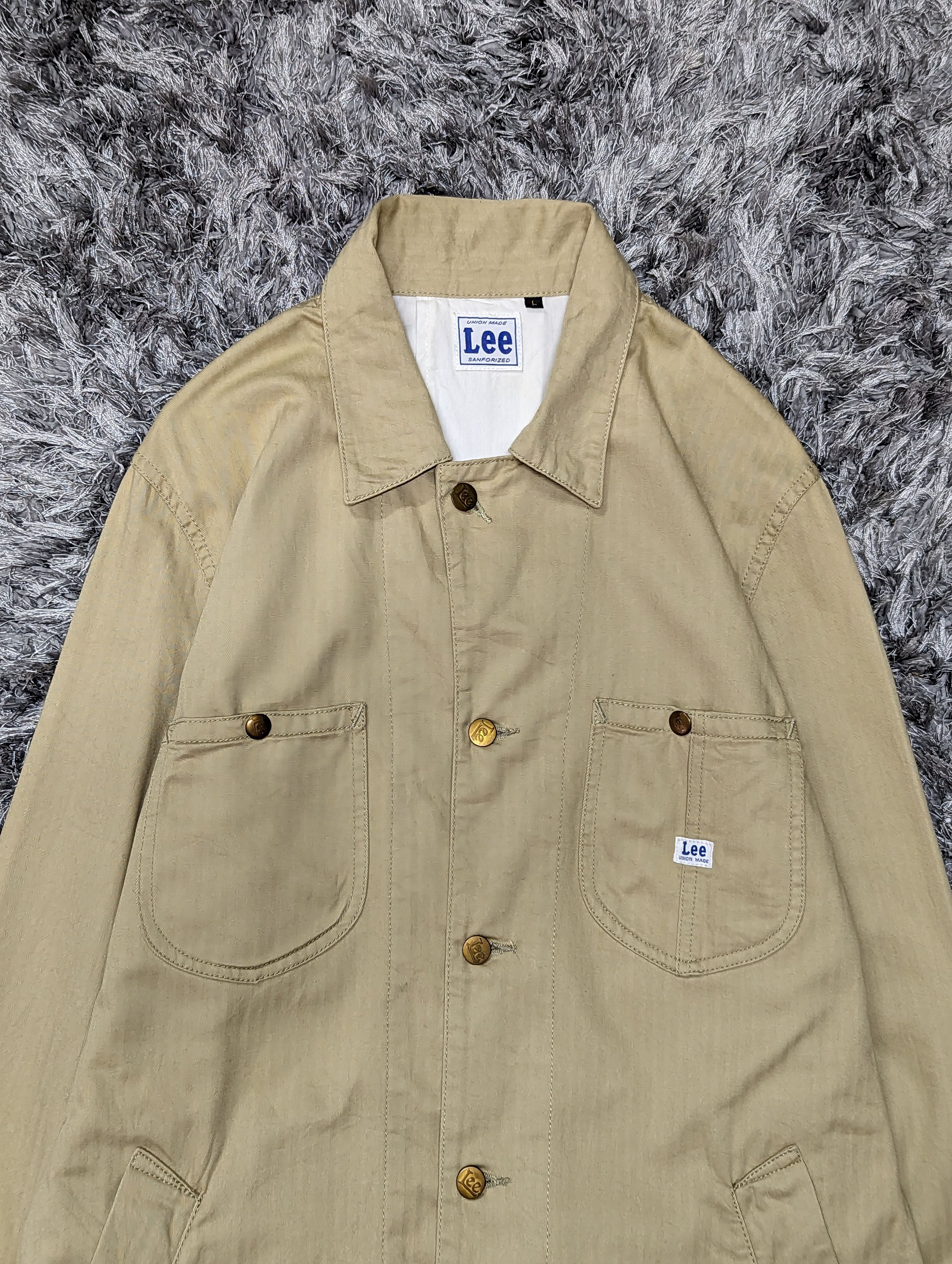 Lee Vintage Lee Jacket Union Made Workers Long Coat Chores Size US L / EU 52-54 / 3 - 4 Thumbnail