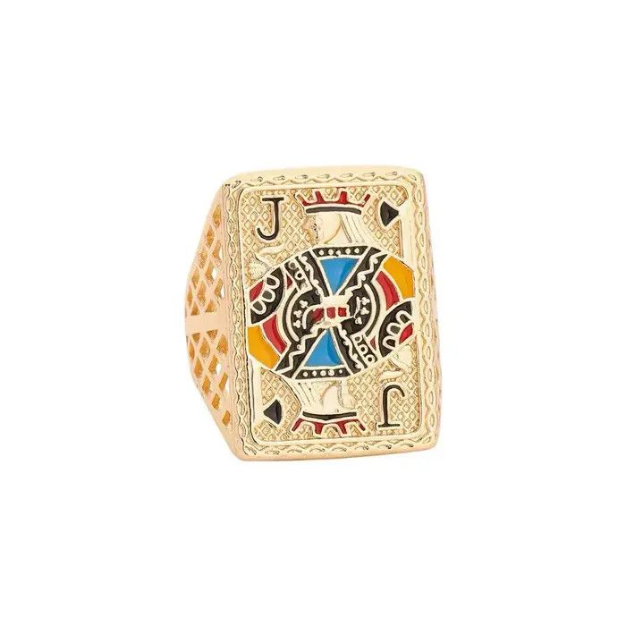 Jewelry Spade King Black Jack Poker Ring ( Size 8-10) Size ONE SIZE - 4 Thumbnail