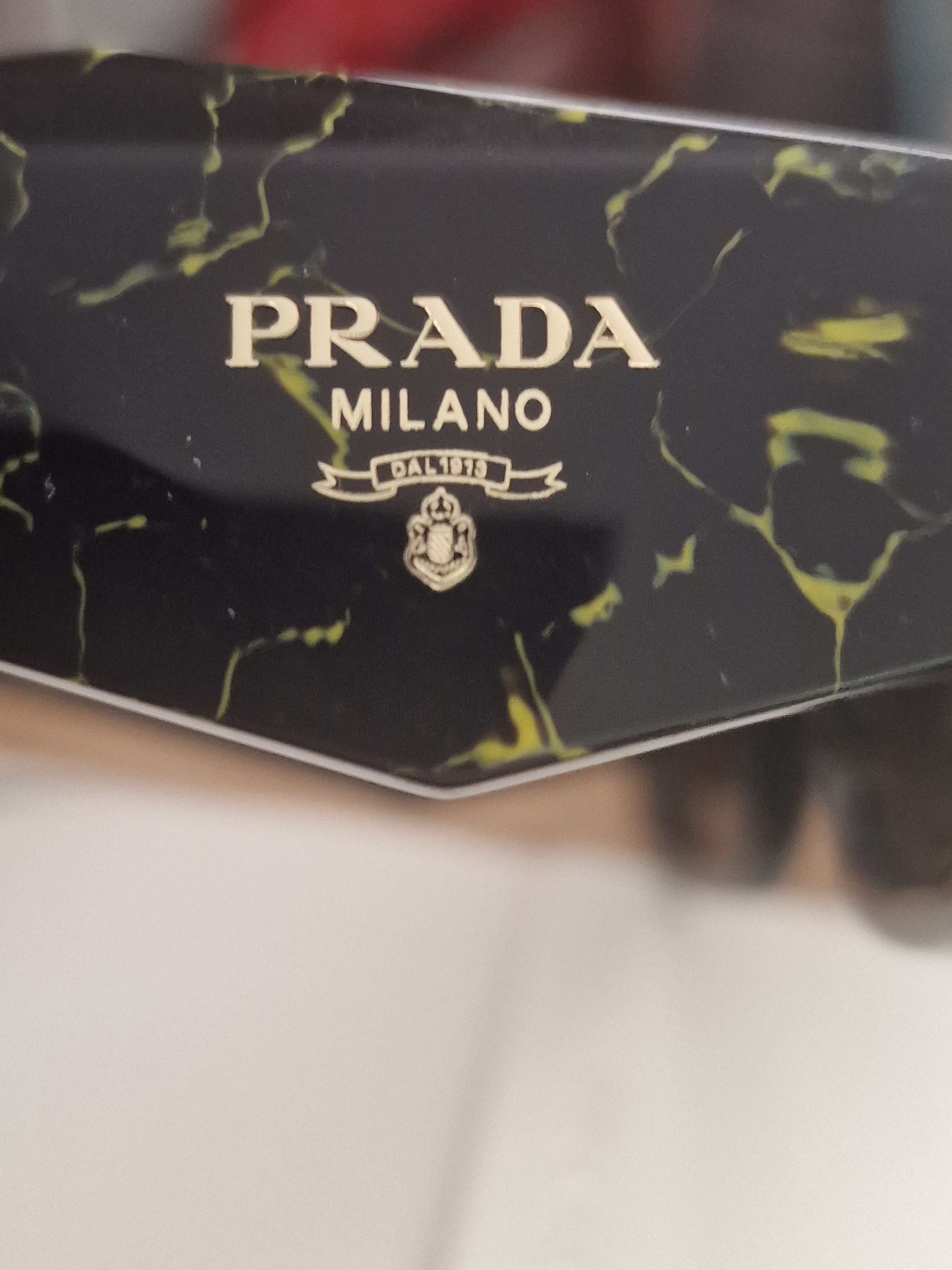 Prada Prada SPR17W Black/Yellow Marble Size ONE SIZE - 10 Thumbnail
