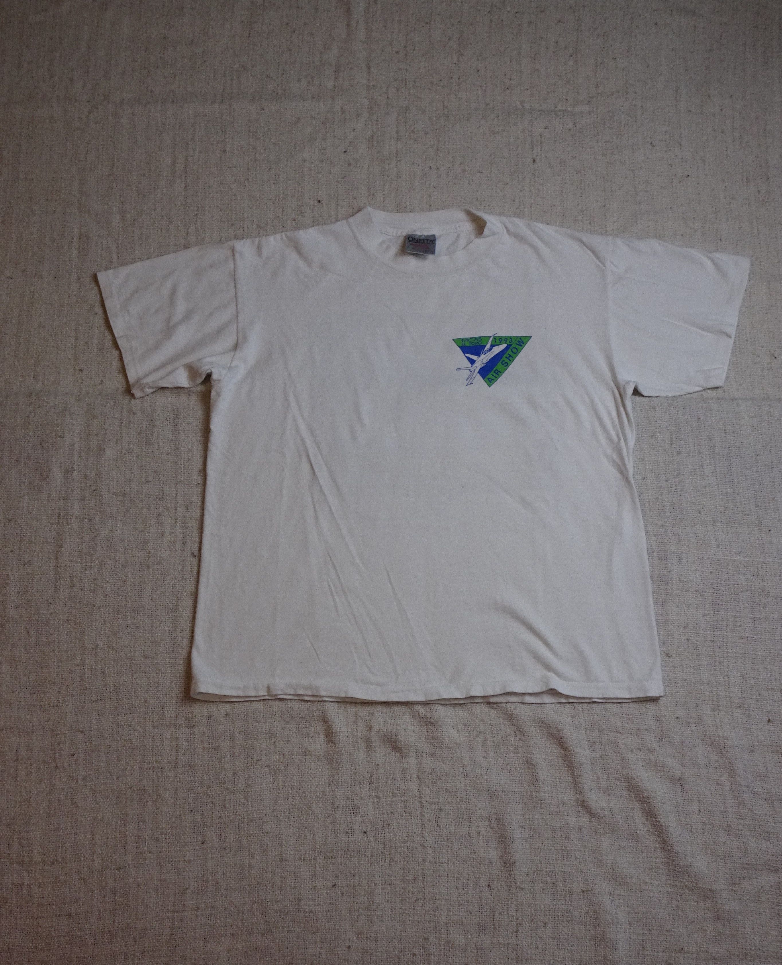 Vintage Vtg '96 MCAS El Toro Air Show Single Stitch Graphic Tee Rare Size US L / EU 52-54 / 3 - 2 Thumbnail
