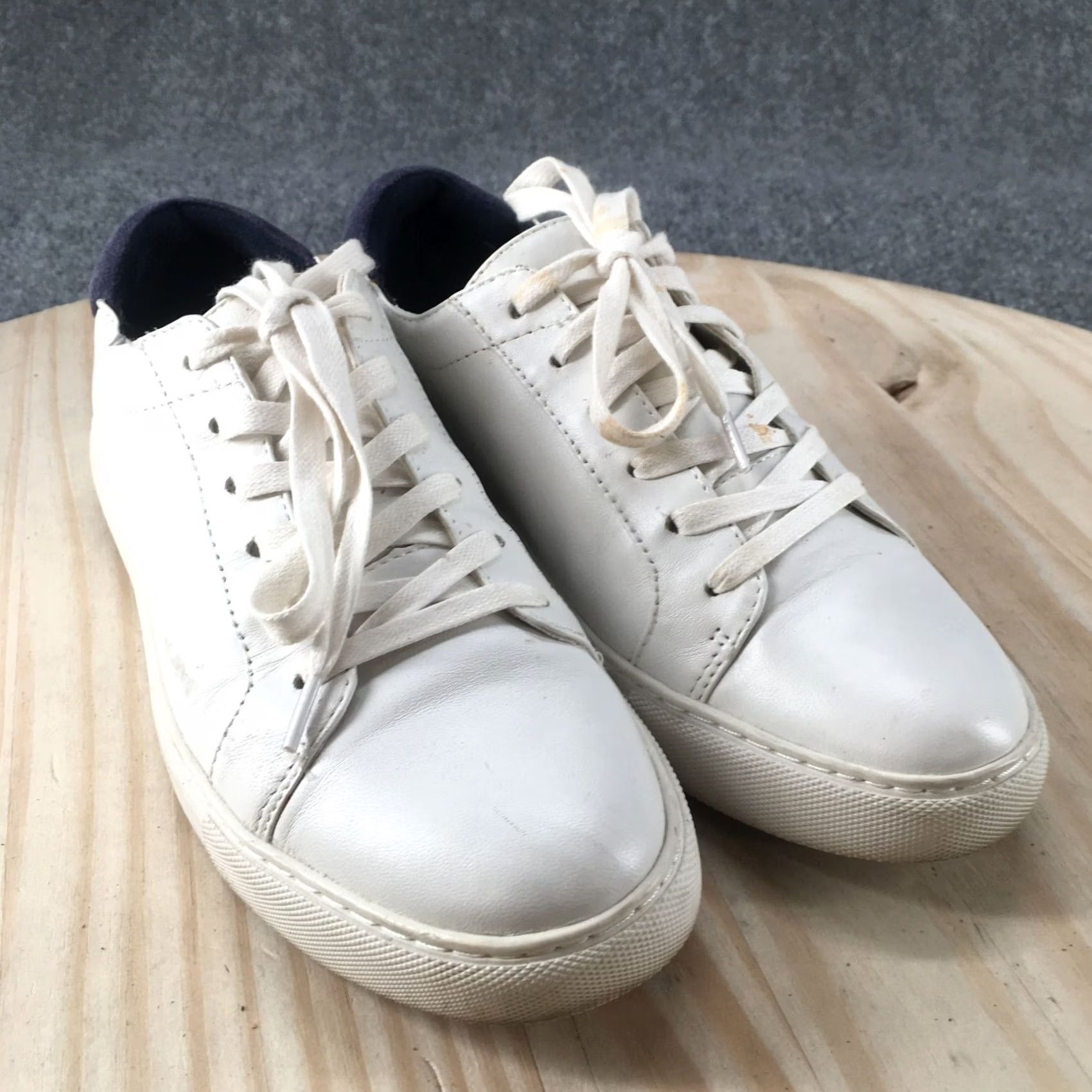 Kenneth Cole Kenneth Cole Shoes Womens 7 M Kam Casual Low Top Sneakers White Leather Lace Up Size M / US 6-8 / IT 42-44 - 5 Thumbnail