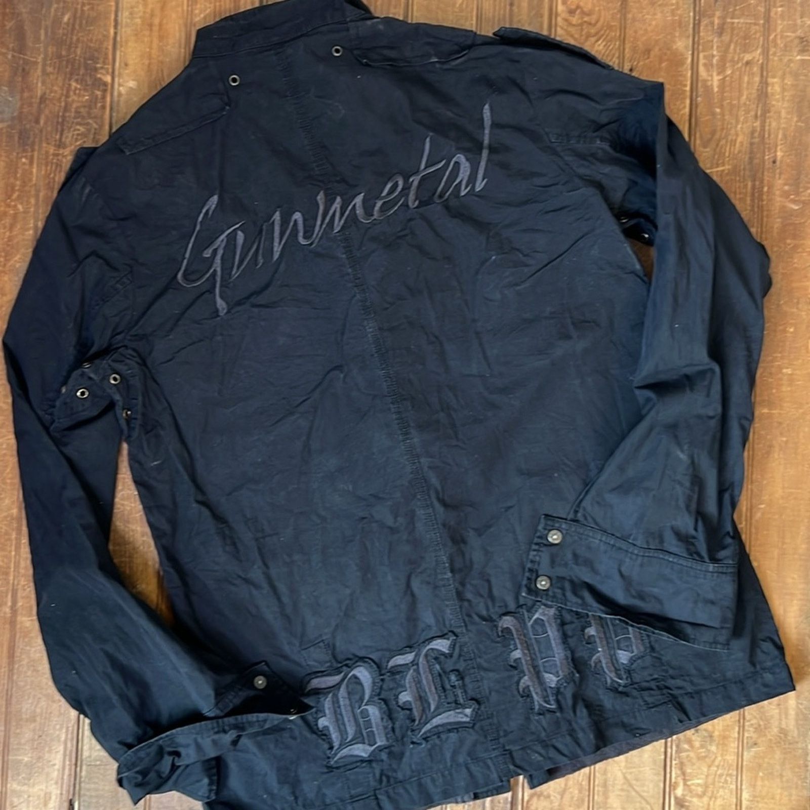 Vintage Women’s Vintage Y2K Gunmetal Blac Label cotton coat skater Size XL / US 12-14 / IT 48-50 - 5 Thumbnail