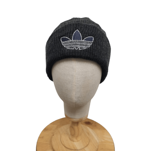 Adidas 🗻 Vintage adidas trefoil logo beanie hat Size ONE SIZE - 1 Thumbnail