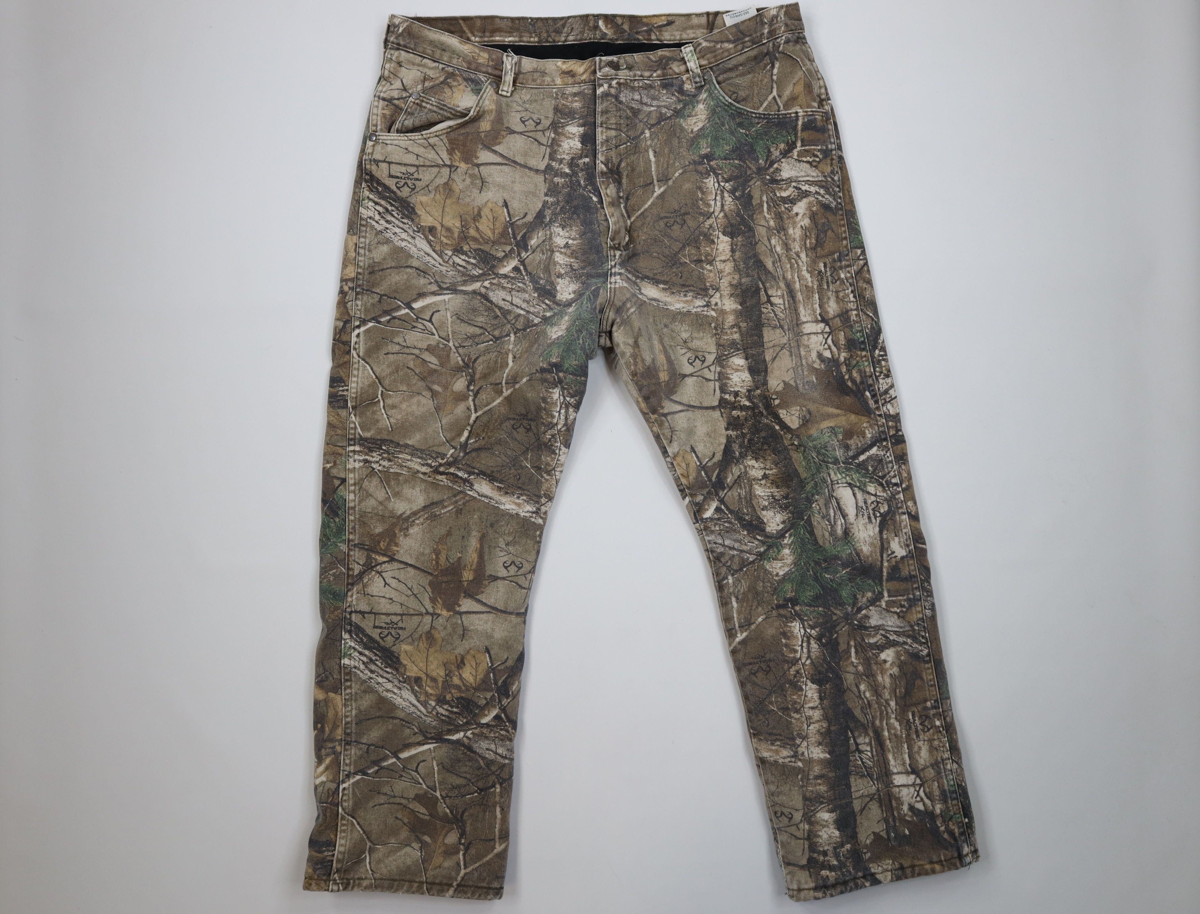 Wrangler Vintage Wrangler Lined Wide Leg Camouflage Denim Jeans Size US 40 / EU 56 - 2 Thumbnail