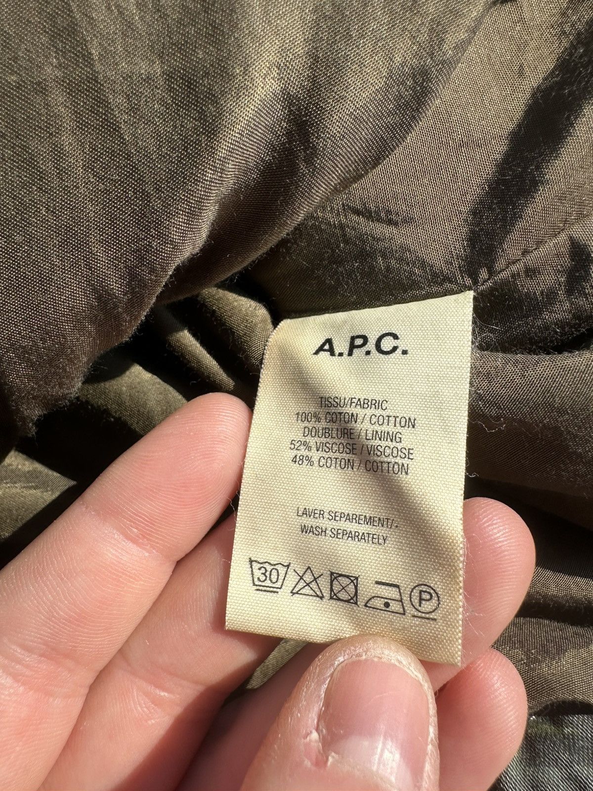 A.P.C. A.P.C. Camo Print Camouflage Blouson Jacket Size US M / EU 48-50 / 2 - 5 Thumbnail