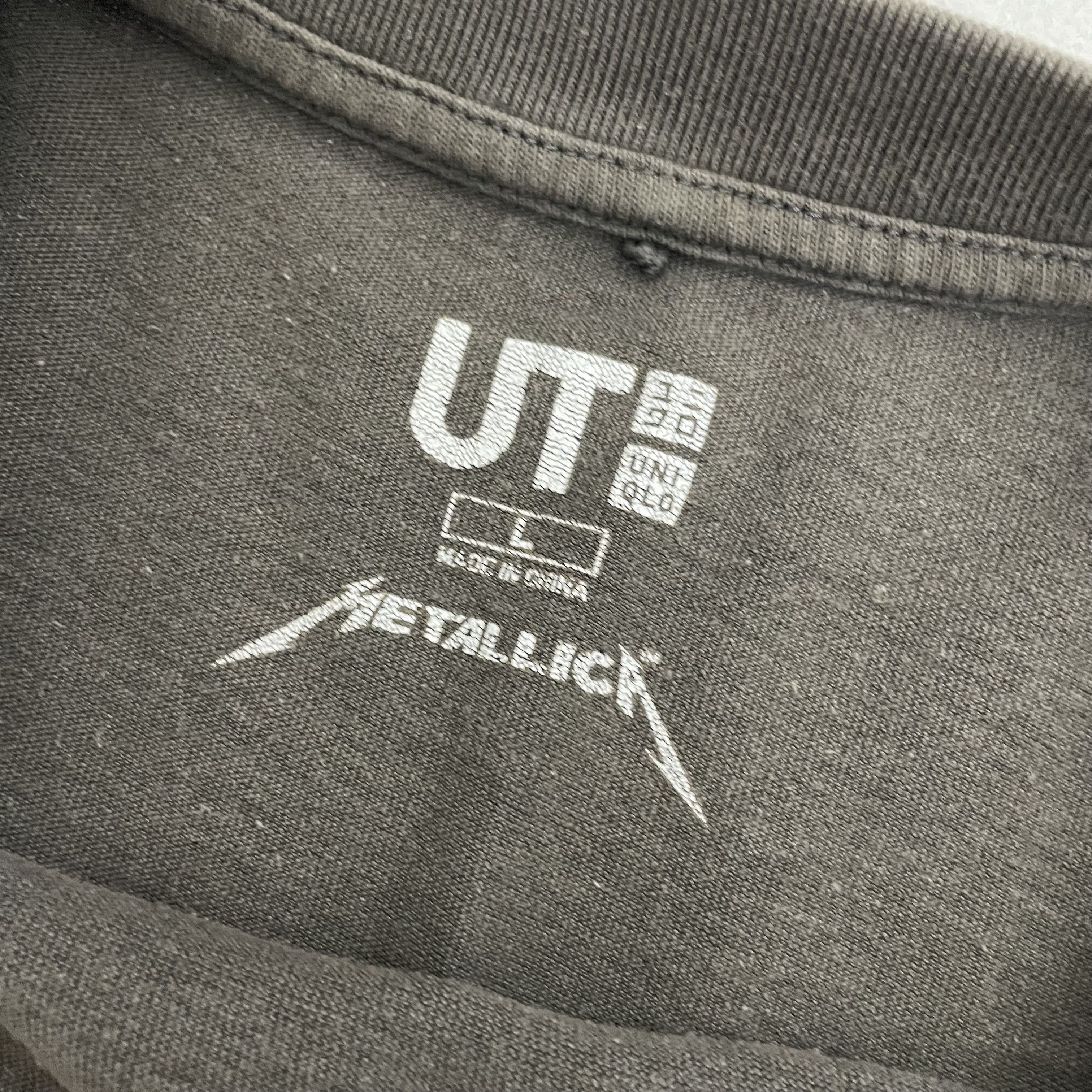 Japanese Brand × Metallica METALLICA X UNIQLO UT TSHIRT ROCK BAND METAL 2017 Size US L / EU 52-54 / 3 - 4 Thumbnail