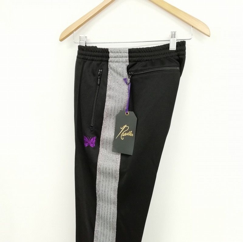 Needles Sweat Pants Logo Zip Pocket Narrow Track Black Size US 36 / EU 52 - 2 Thumbnail