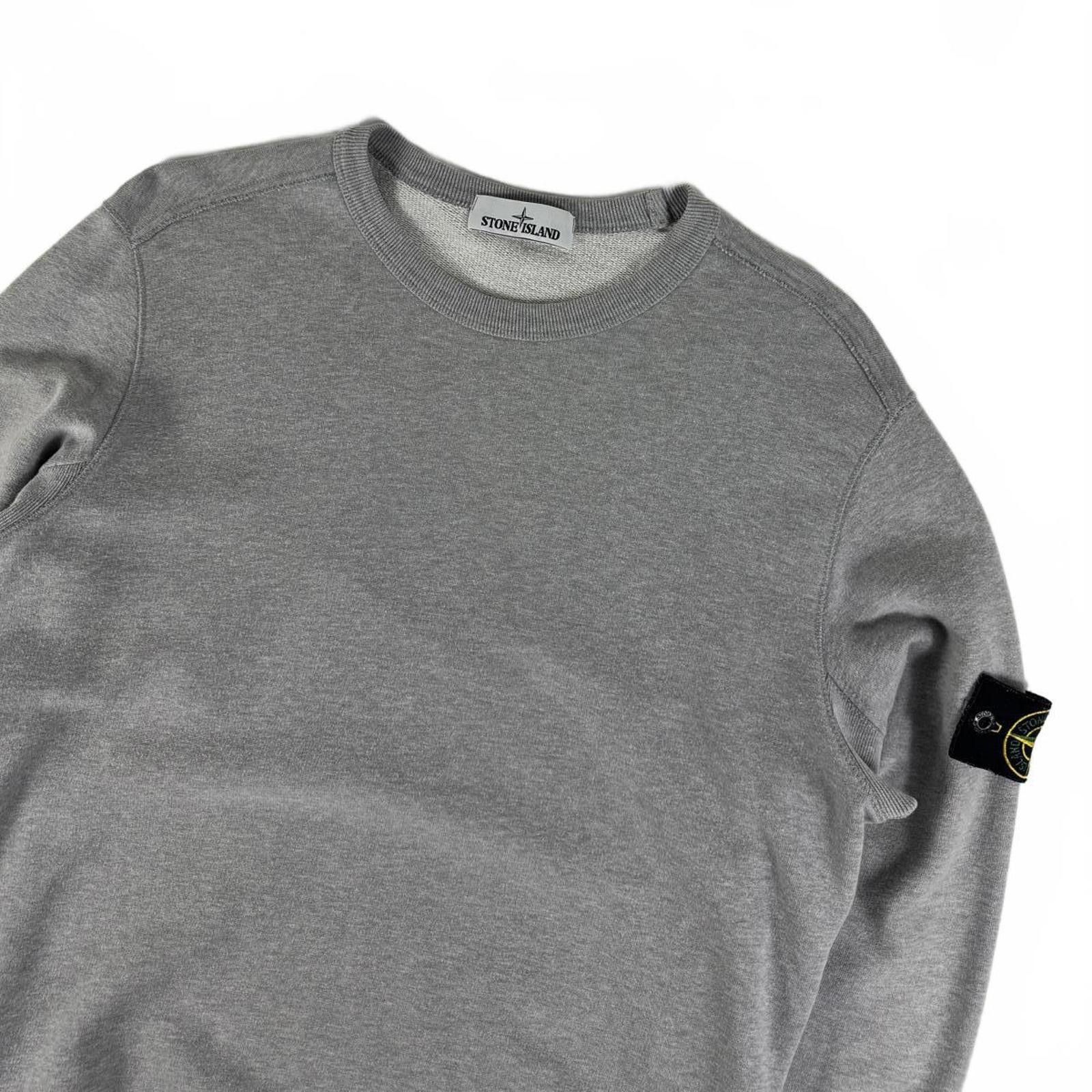 Stone Island Stone Island Cotton Grey Pullover Jumper Medium Size US M / EU 48-50 / 2 - 2 Thumbnail