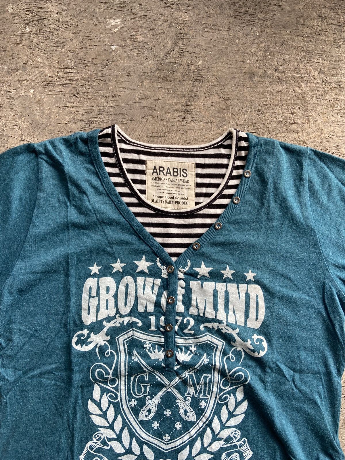 14th Addiction 2000s Arabis - Vkei Style Poem T-Shirt Size L / US 10 / IT 46 - 3 Thumbnail
