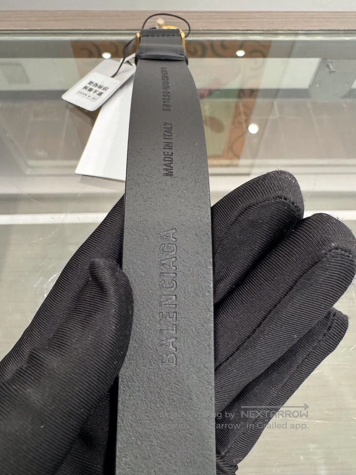 Balenciaga Balenciaga Gold Double B Buckle Black Belt. Size ONE SIZE - 8 Thumbnail