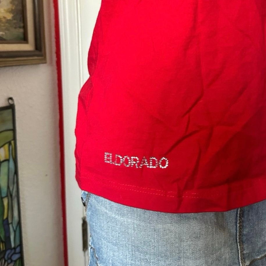 Other next level bedazzled angel red el dorado shirt Size XXL / US 16-18 / IT 52-54 - 3 Thumbnail
