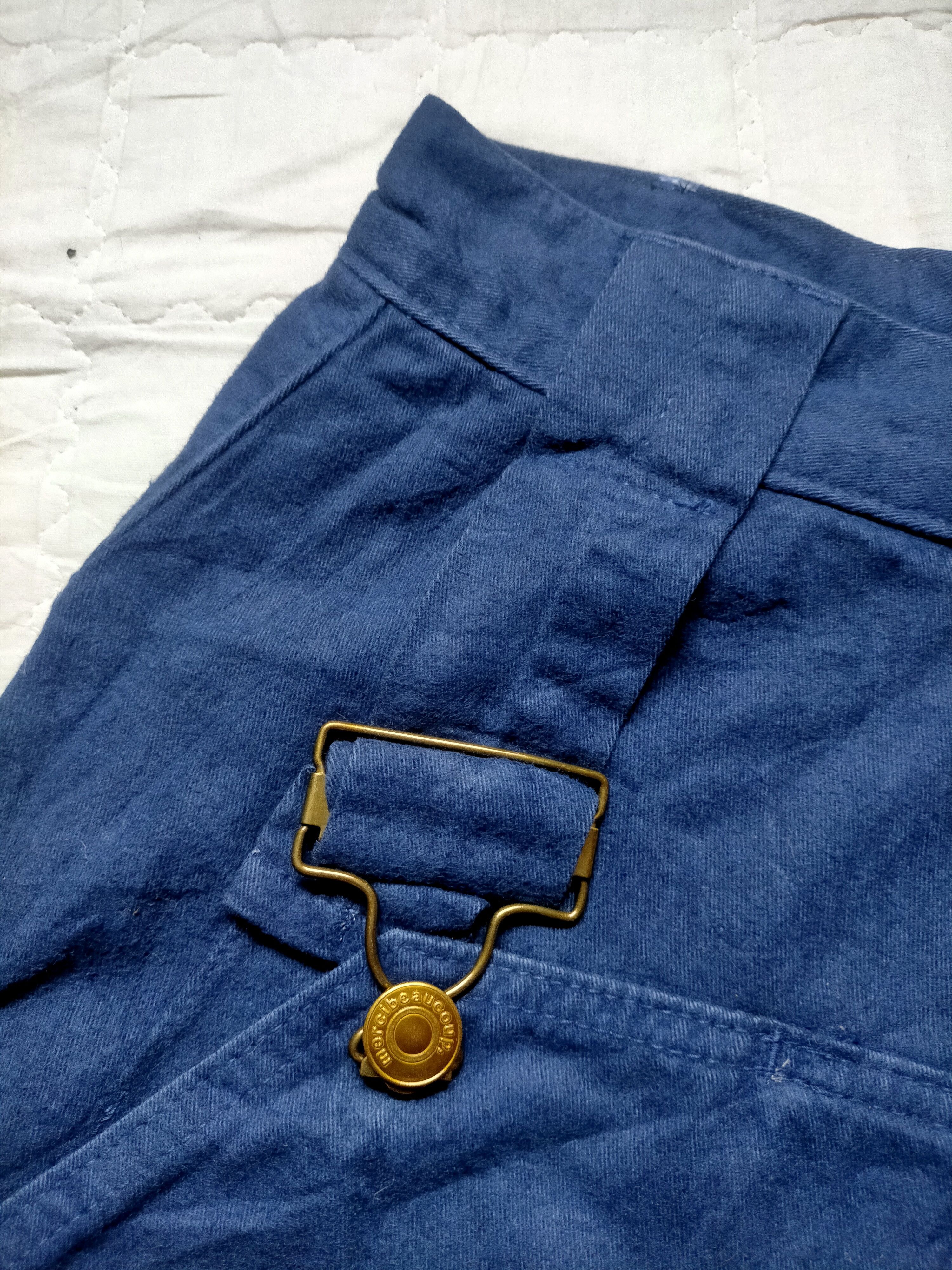 Issey Miyake Mercibeaucop Drop Cropth Suede Cotton Parachute Pants Size US 30 / EU 46 - 5 Thumbnail