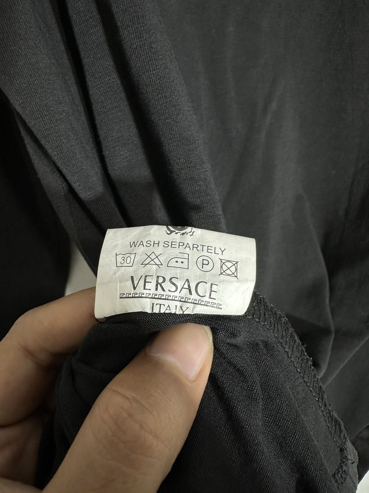 Versace × Versace Jeans Couture × Vintage VTG VERSACE SPORTS LONG SLEEVE TEE Size US L / EU 52-54 / 3 - 8 Thumbnail