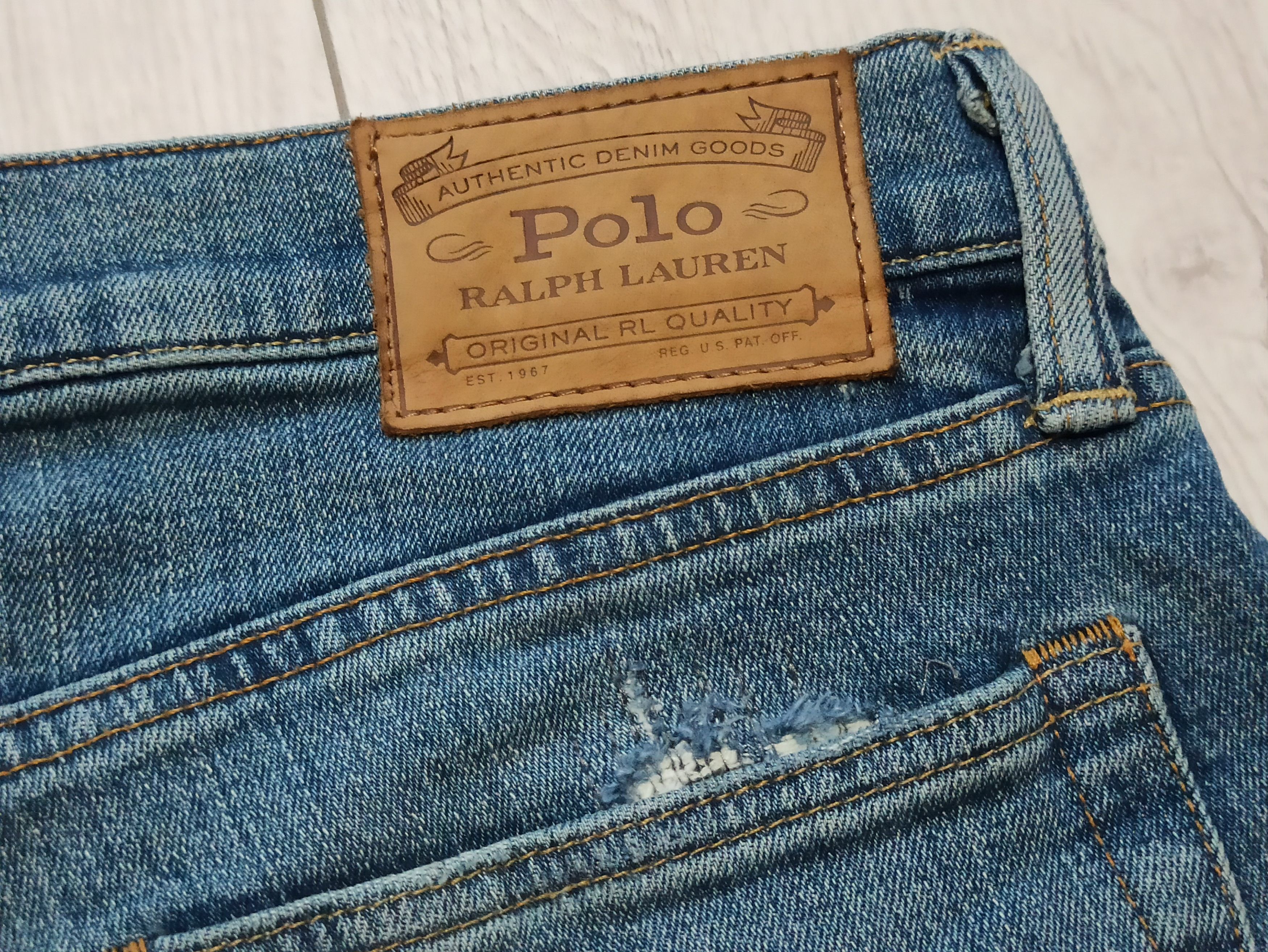 Polo Ralph Lauren Polo Ralph Lauren Distressed Denim Jeans Size US 34 / EU 50 - 6 Thumbnail