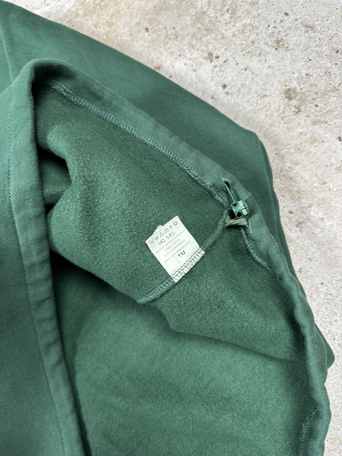 Japanese Brand Vintage Y2K Bootle Green Boxy Fit Blank Front Pocket Hoodie Size US L / EU 52-54 / 3 - 9 Thumbnail
