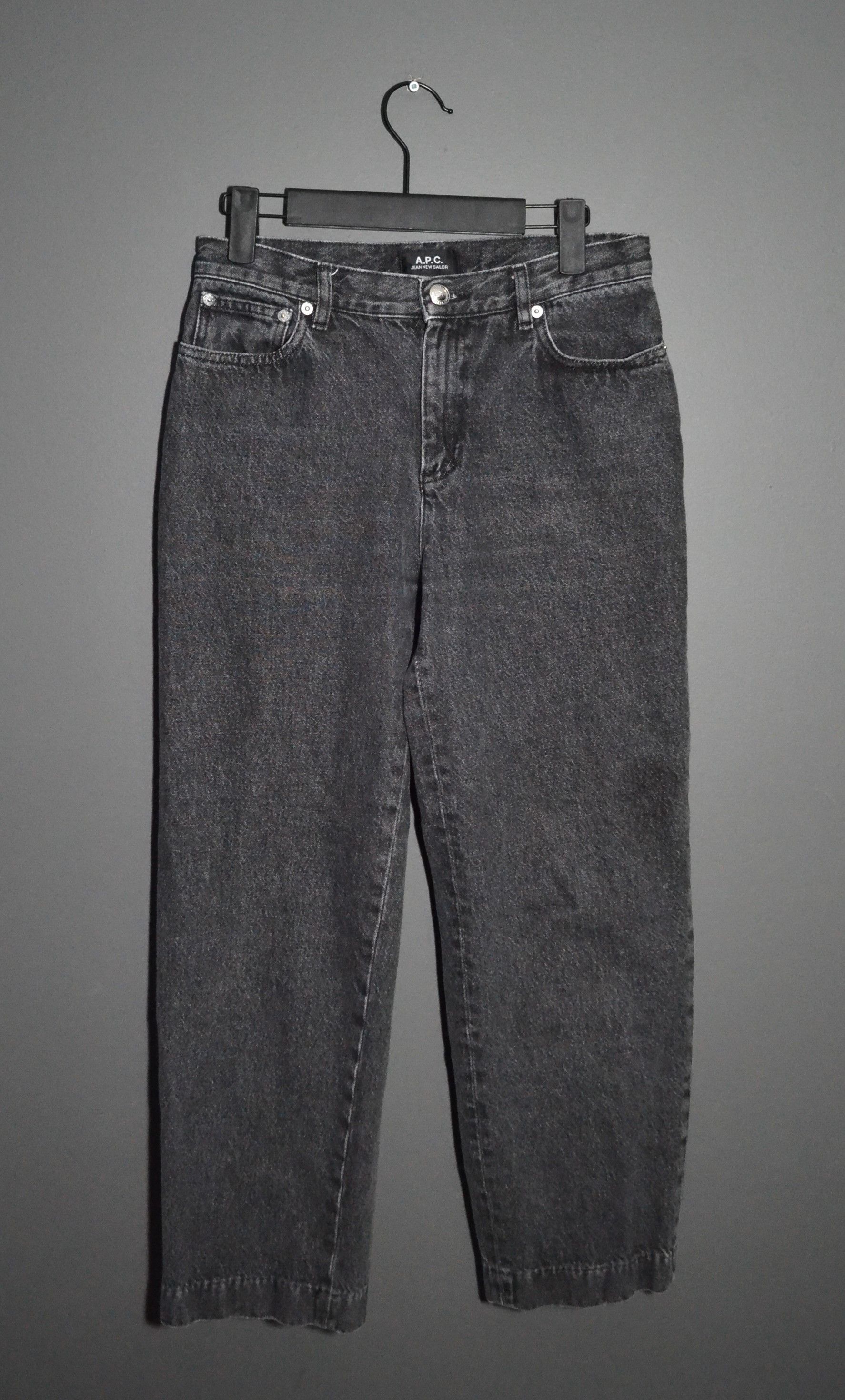 A.P.C. A.P.C. Jean New Sailor Jeans 27 Gray Denim Women Cropped Size 27" / US 4 / IT 40 - 1 Thumbnail