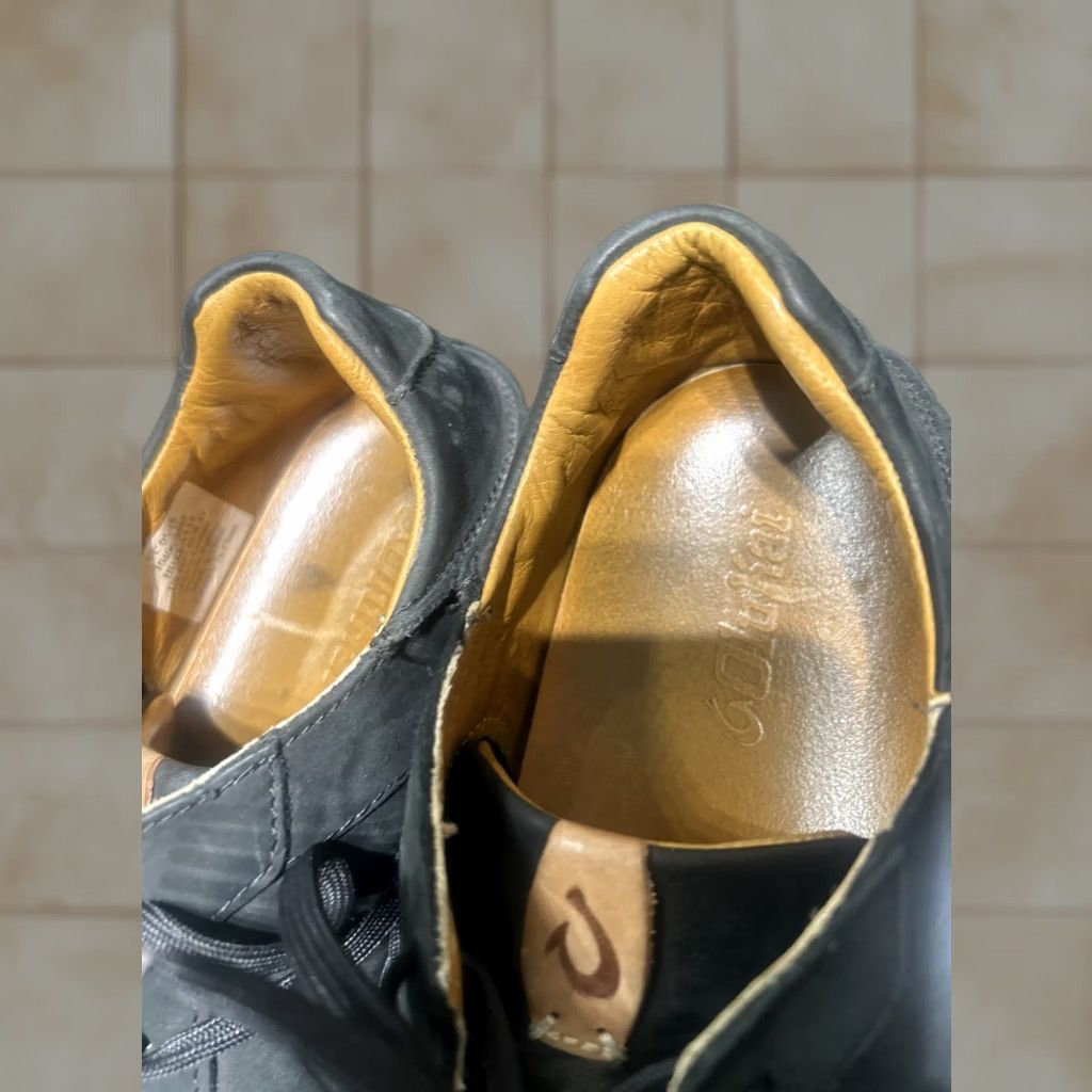 Olukai OLUKAI Mens Huaka'i Li Waxed Black Leather Suede Casual Sneakers Size 10 Size US 10 / EU 43 - 1 Thumbnail