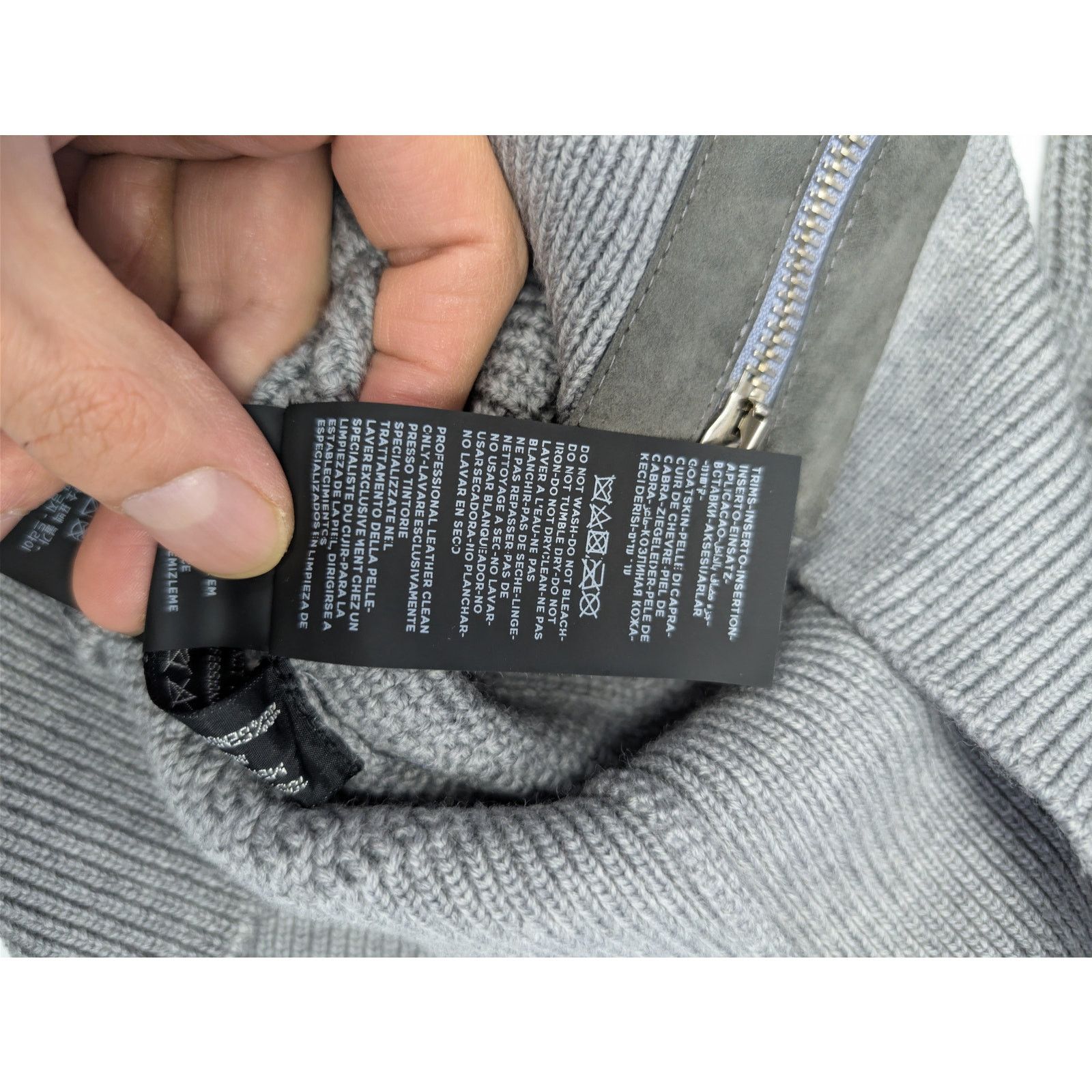 Tom Ford o1rshd1 CC20 Zipper Sweatshirt in Grey Size US M / EU 48-50 / 2 - 19 Thumbnail