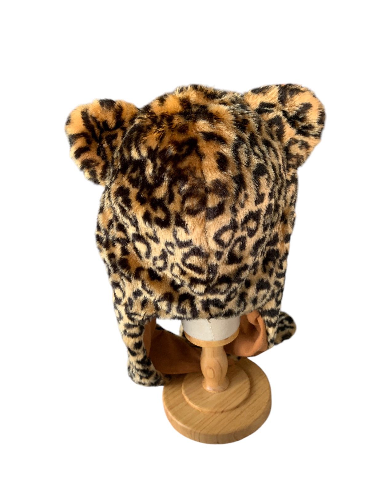 Japanese Brand Plush Leopard Horn Earflap Animals Rayalice Beanie Hats🐆 Size ONE SIZE - 15 Thumbnail