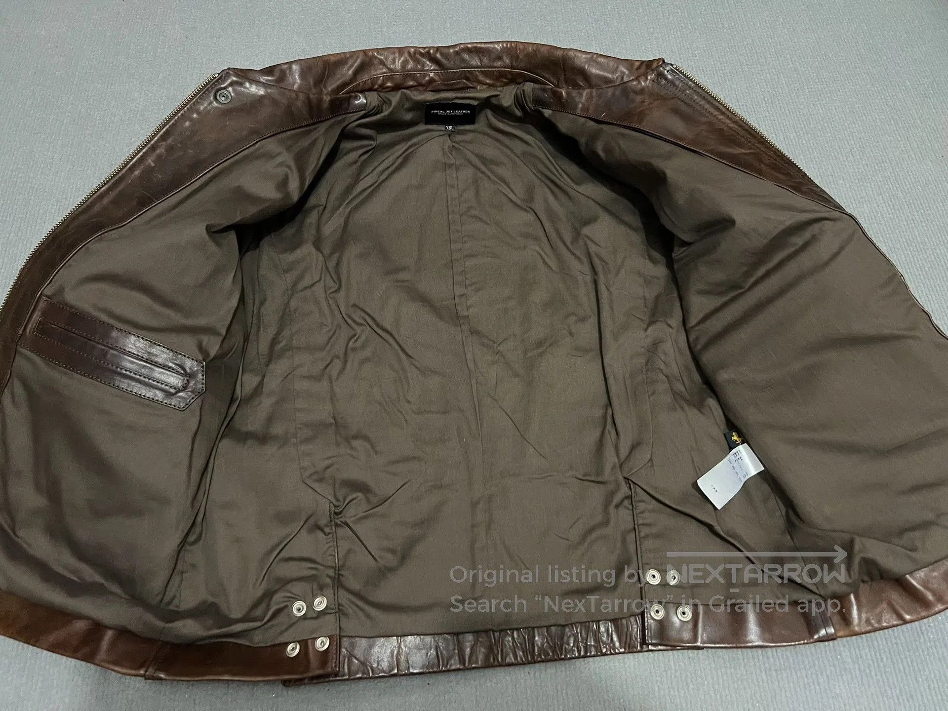 RRL Ralph Lauren Vintage Oil Wax Horse Leather Jacket. Size US L / EU 52-54 / 3 - 4 Thumbnail