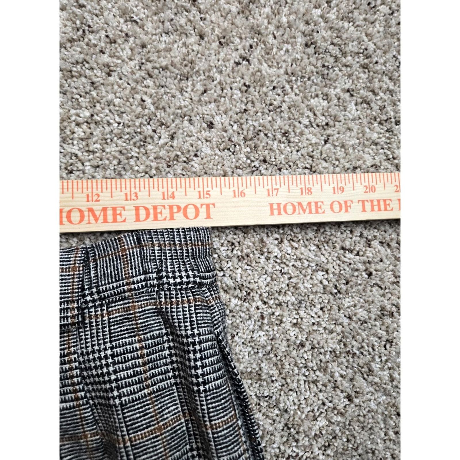 Orvis VINTAGE Orvis Skirt Womens 12 Gray Wool Plaid Tweed Knee Length Pencil Slit Lined Size 34" / US 12 / IT 48 - 7 Thumbnail