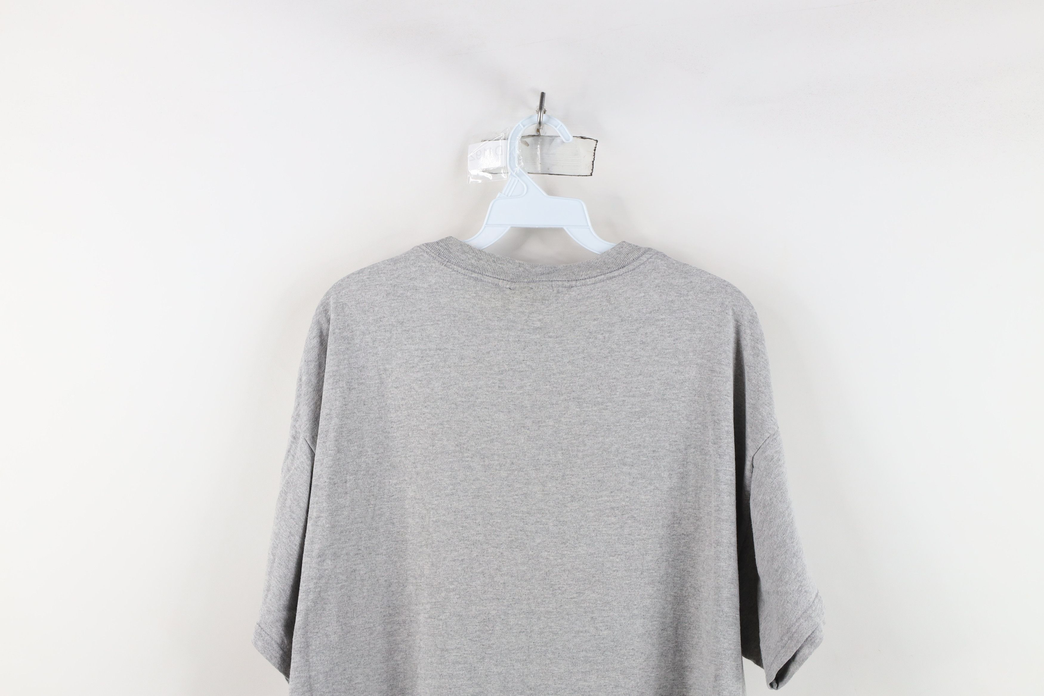 Nike Vintage 90s Y2K Nike Center Swoosh Orlando T-Shirt Gray Size US XL / EU 56 / 4 - 13 Thumbnail