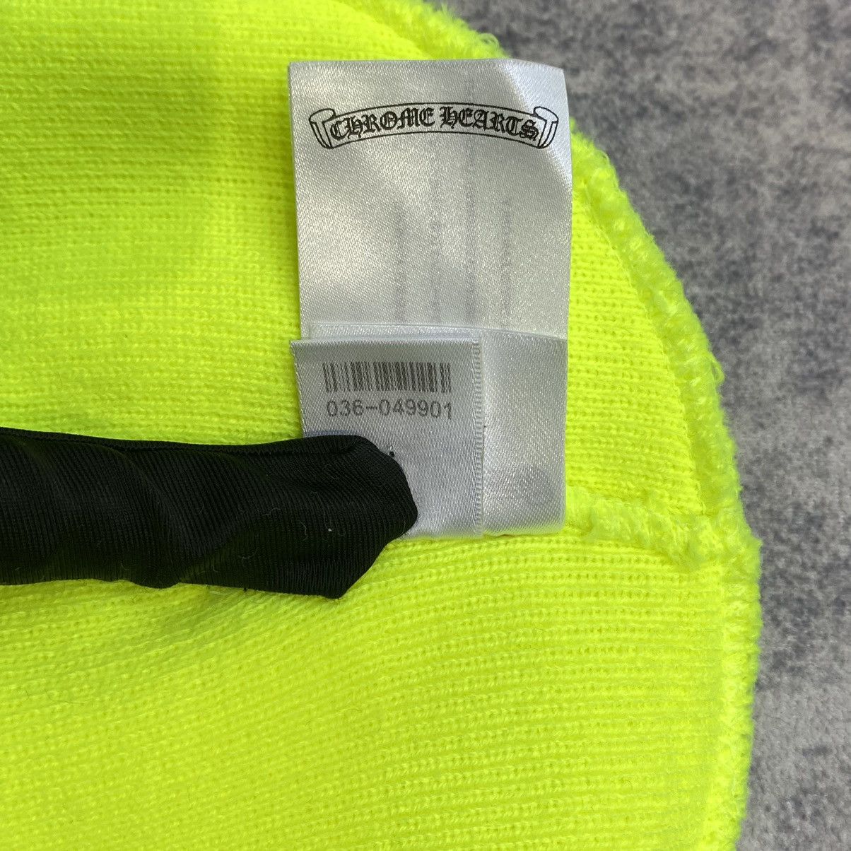 Chrome Hearts Chrome Hearts stacked +CHROME HEARTS+ beanie neon lime Size ONE SIZE - 9 Thumbnail