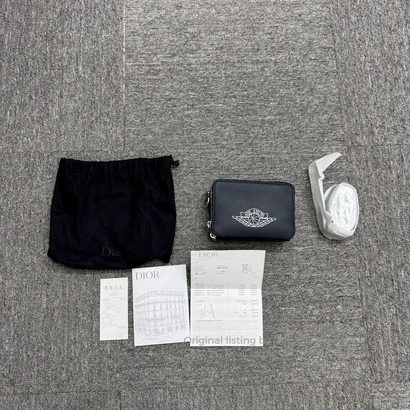 Dior Black Leather Zip. Size ONE SIZE - 1 Thumbnail