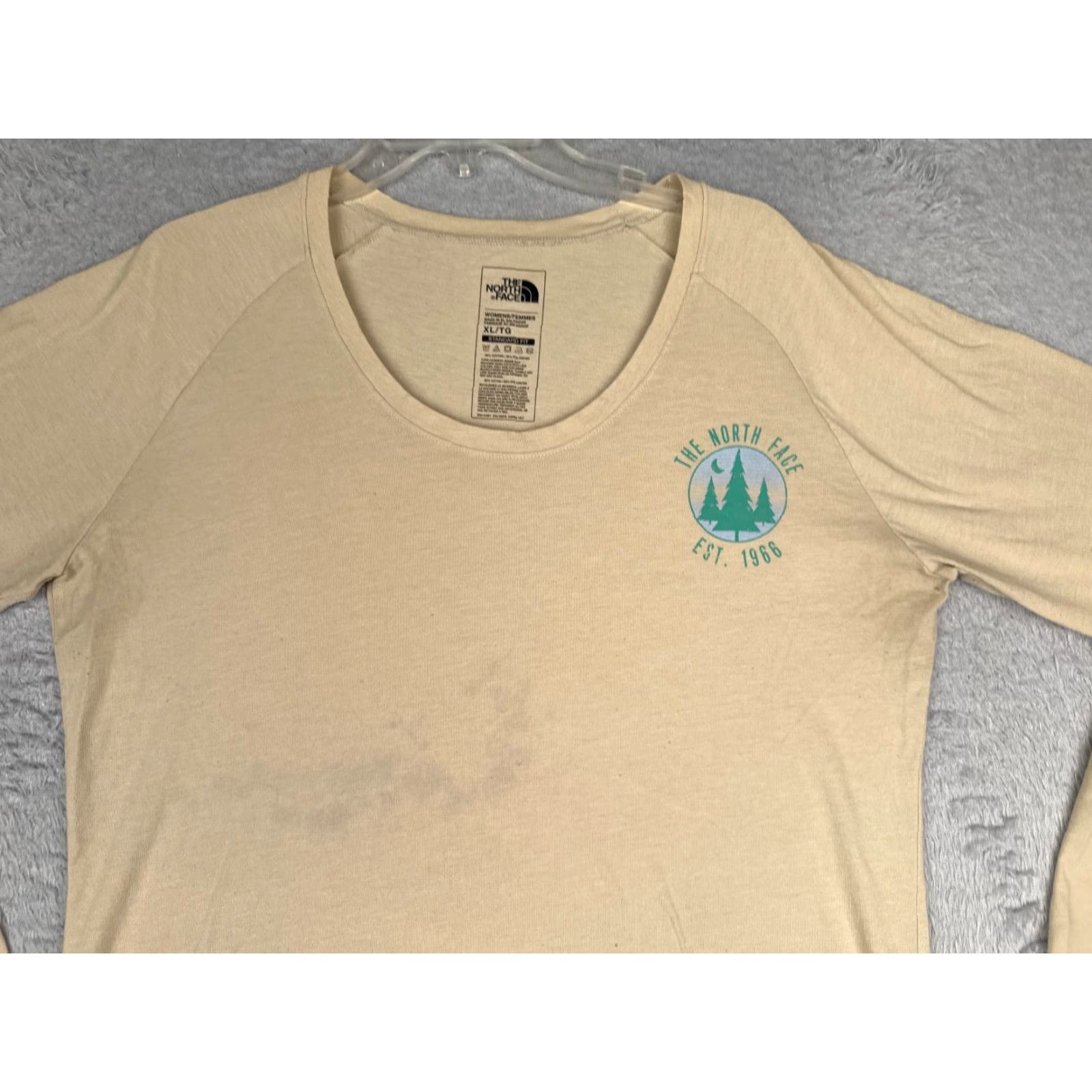 Carhartt Carhartt Shirt Women XL Beige Long Sleeve 100% Cotton Crew Neck Casual Shirt Women XL Beige Long Sleeve 100% Cotton Carhartt Crewneck Size XL / US 12-14 / IT 48-50 - 4 Thumbnail