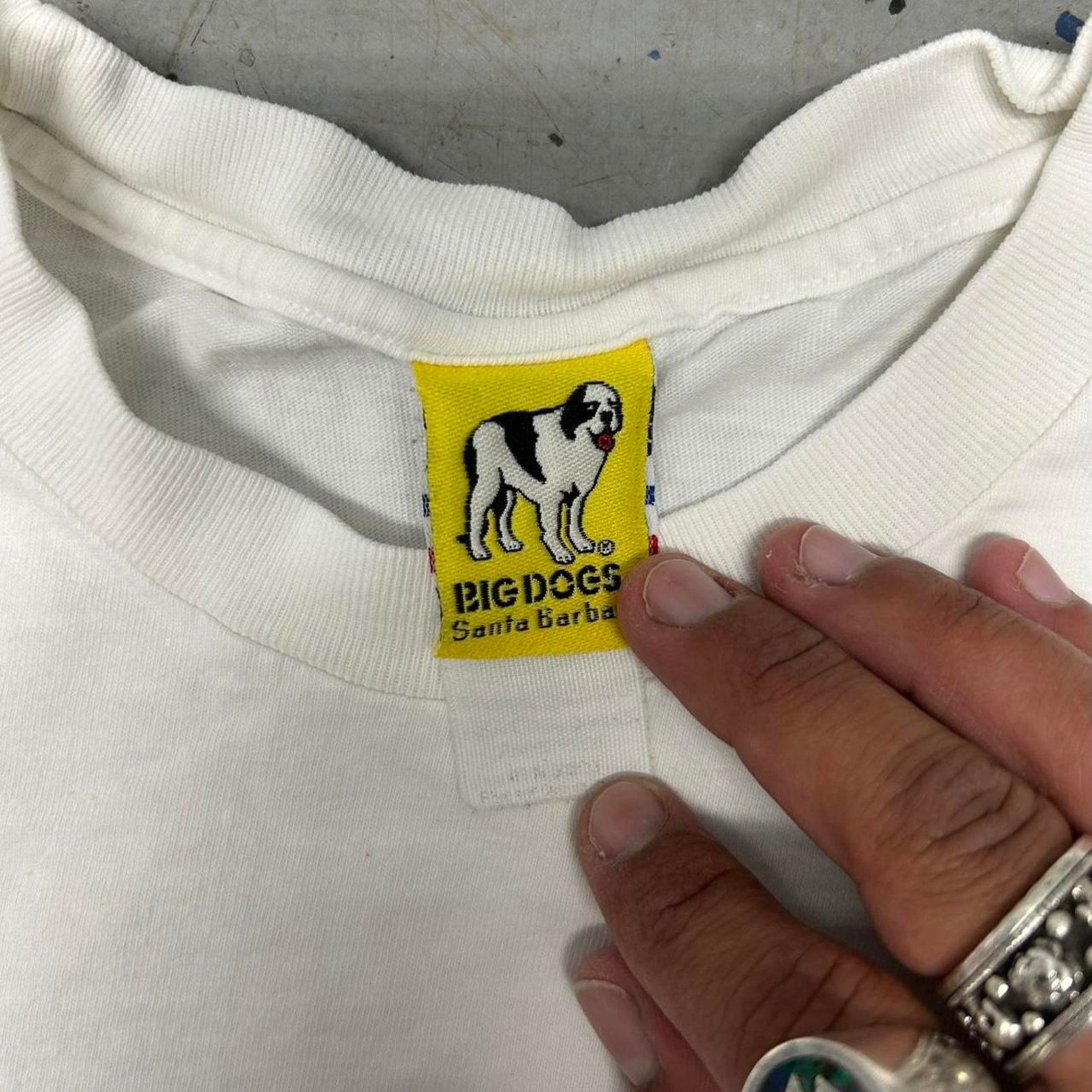 Big Dogs VTG Big Dogs Are Easier Than Children T-Shirt Size US M / EU 48-50 / 2 - 6 Thumbnail