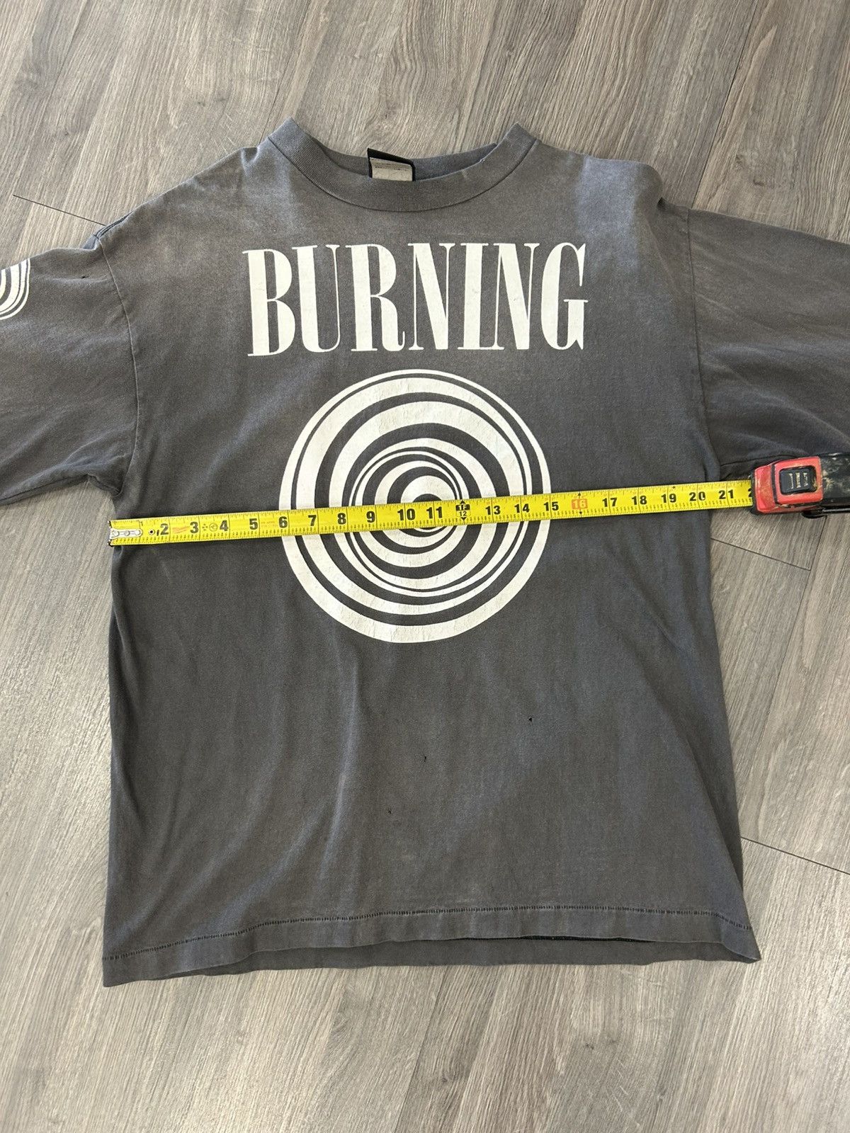 Saint Michael Saint Michael Burning Humanity Distressed Tee Size US L / EU 52-54 / 3 - 8 Thumbnail
