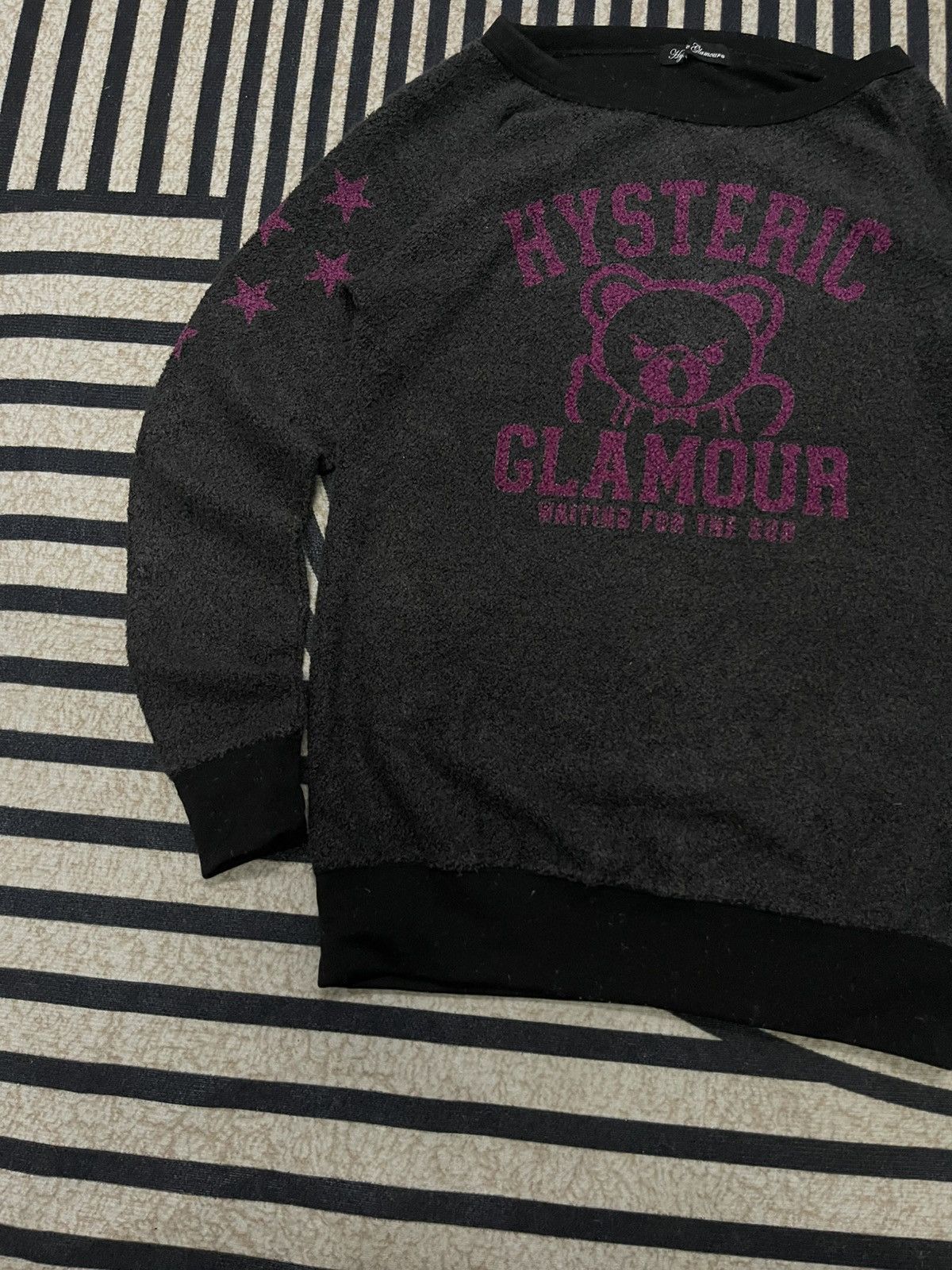 Hysteric Glamour 90s HYSTERIC GLAMOUR BIG LOGO ANGRY BEAR FLEECE CREWNECK Size M / US 6-8 / IT 42-44 - 3 Thumbnail