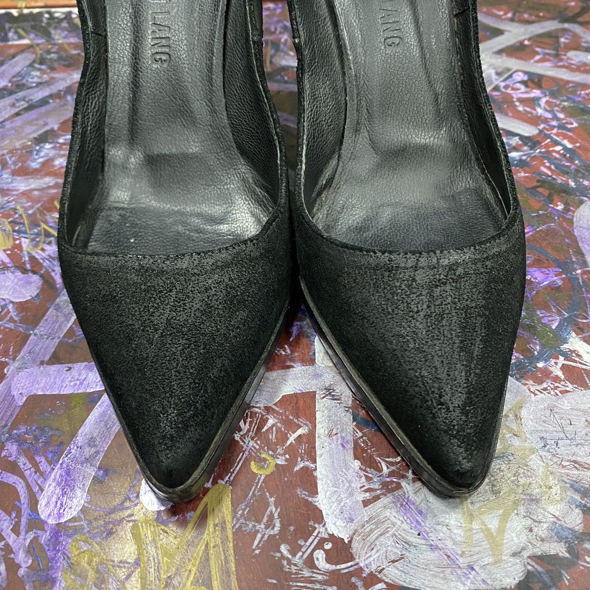 Helmut Lang Archive helmut lang suede metal accent stiletto heels Size US 5.5 / IT 35.5 - 4 Thumbnail