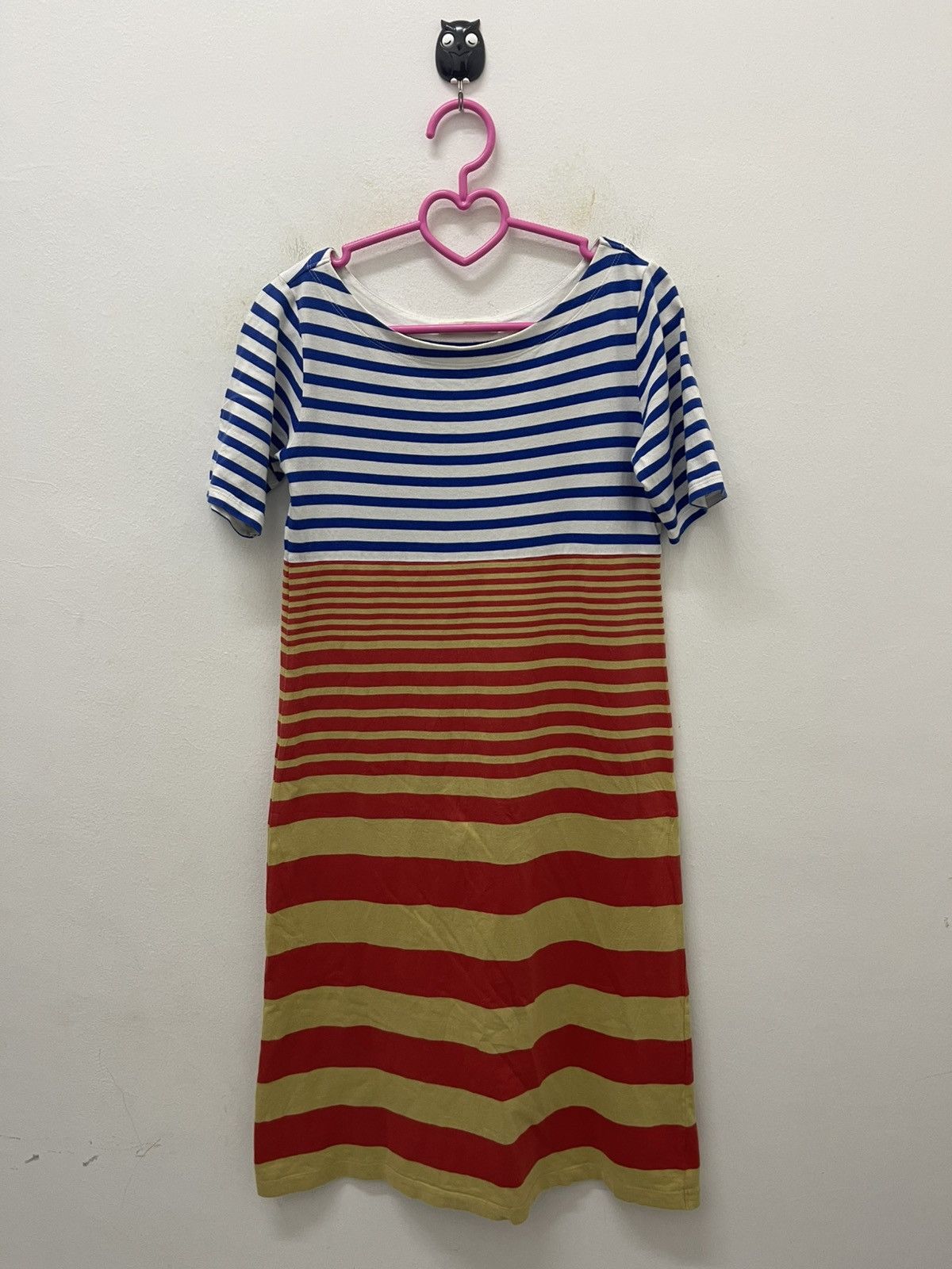 Marni × Uniqlo Rare MARNI X UNIQLO Striped Short Sleeve Dress Size S / US 4 / IT 40 - 1 Thumbnail