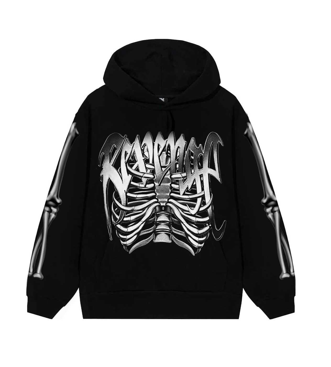 Revenge Chrome Skeleton Hoodie Size US L / EU 52-54 / 3 - 1 Thumbnail