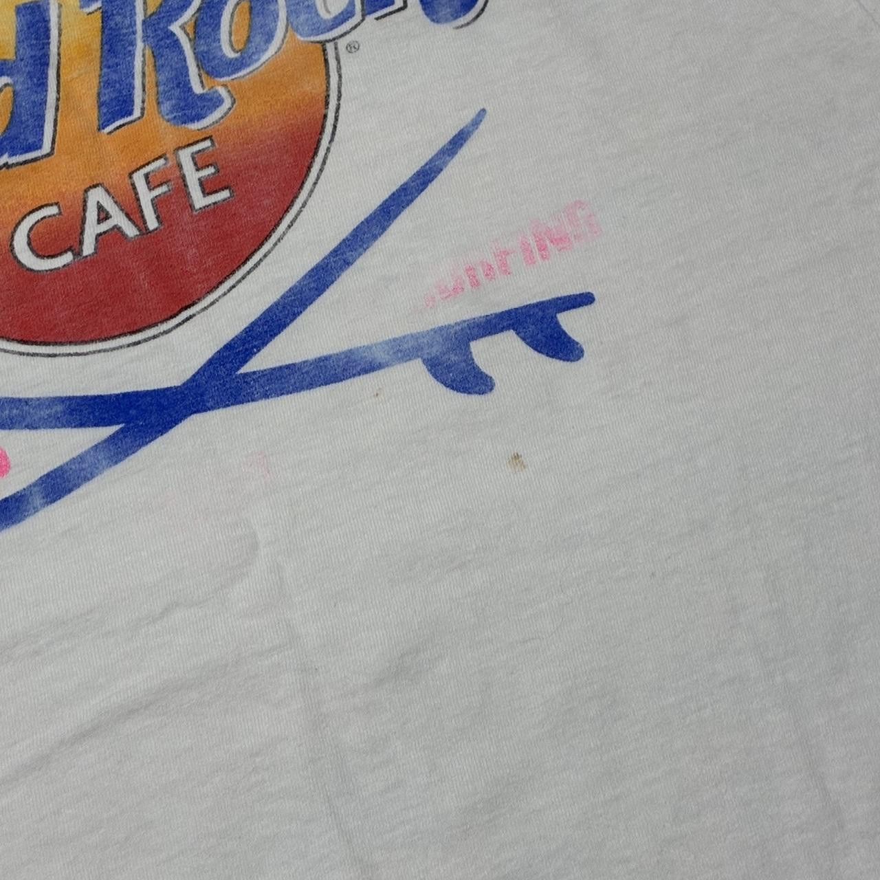 Hard Rock Cafe True Vintage Hard Rock Cafe 1989 White Surf Tee Size Large Size US L / EU 52-54 / 3 - 3 Thumbnail