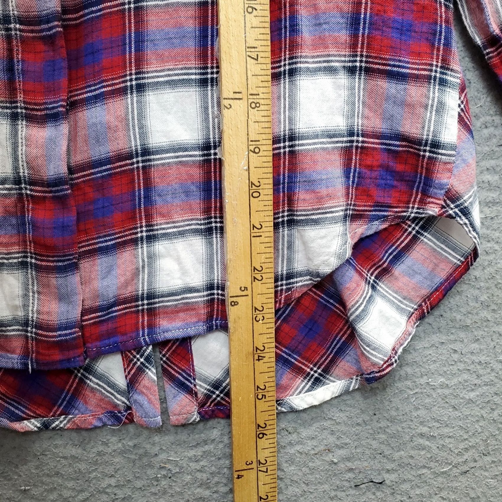 Sam Edelman Sam Edelman Western Shirt Womens XS Multi Plaid Roll Tab Sleeve Collar Button-Up Size XS / US 0-2 / IT 36-38 - 3 Thumbnail