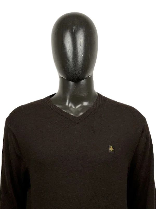 Refrigiwear Refrigiwear Maglione Scollo A V in Lana Uomo Taglia L Size US L / EU 52-54 / 3 - 2 Thumbnail