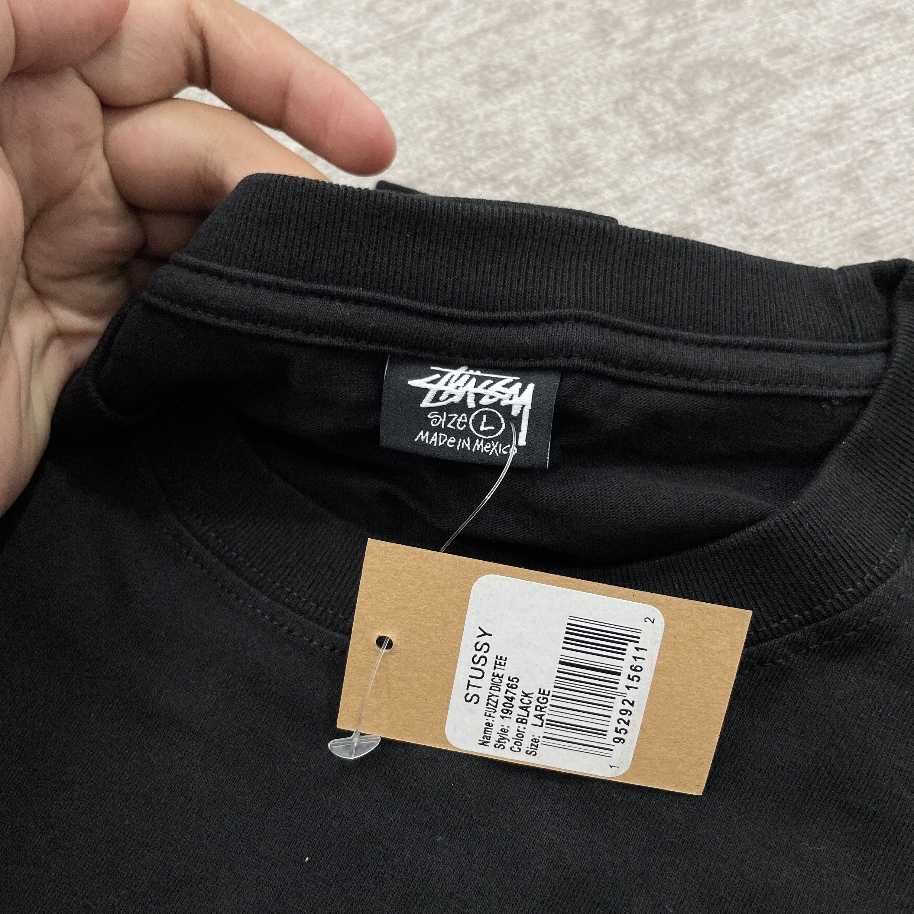 Stussy STUSSY DICE TSHIRT BLACK Size US L / EU 52-54 / 3 - 4 Thumbnail