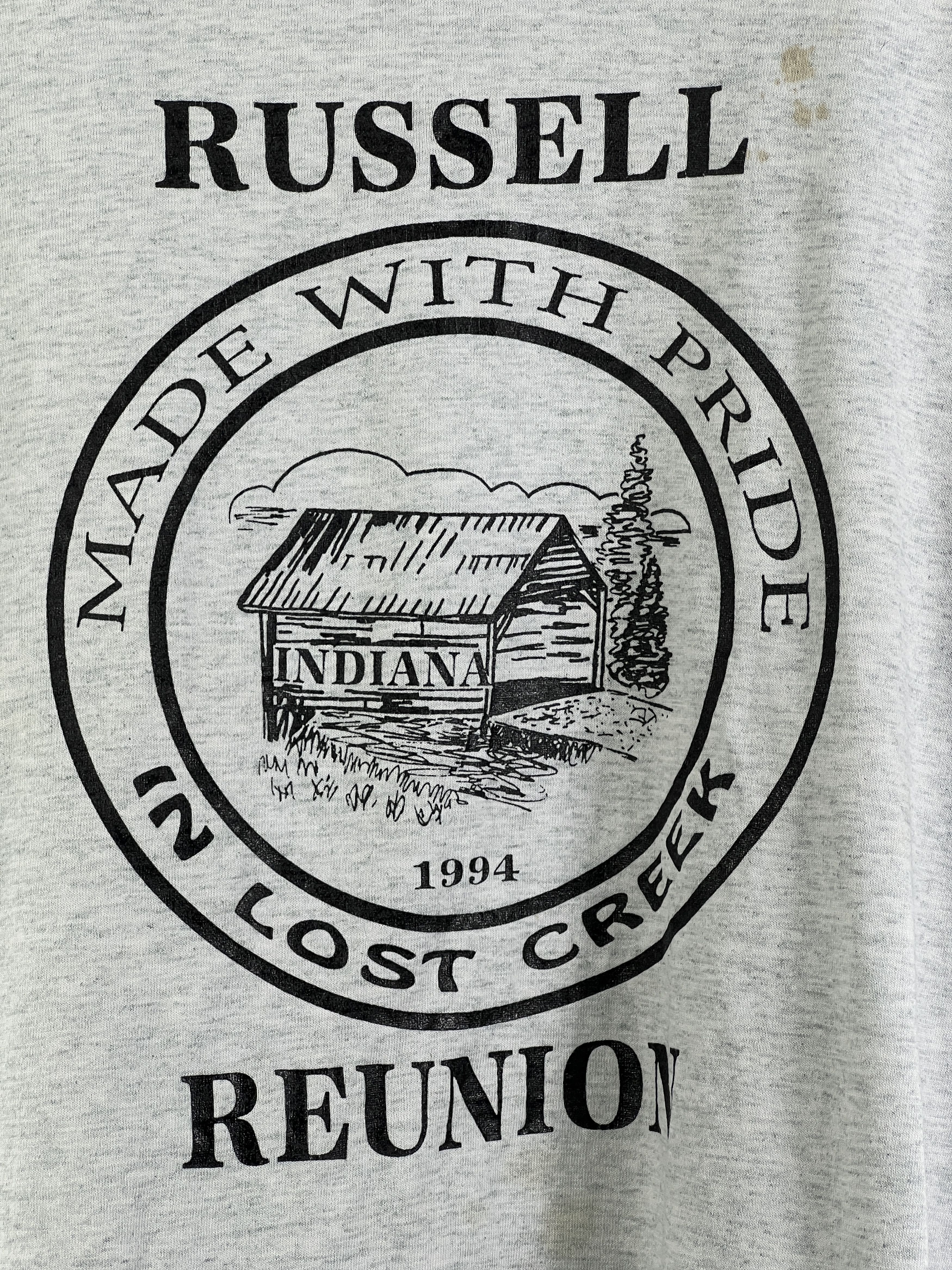 Vintage No.4787 Vintage 90s Russell Reunion Graphic Tee (XL) Size US XL / EU 56 / 4 - 2 Thumbnail