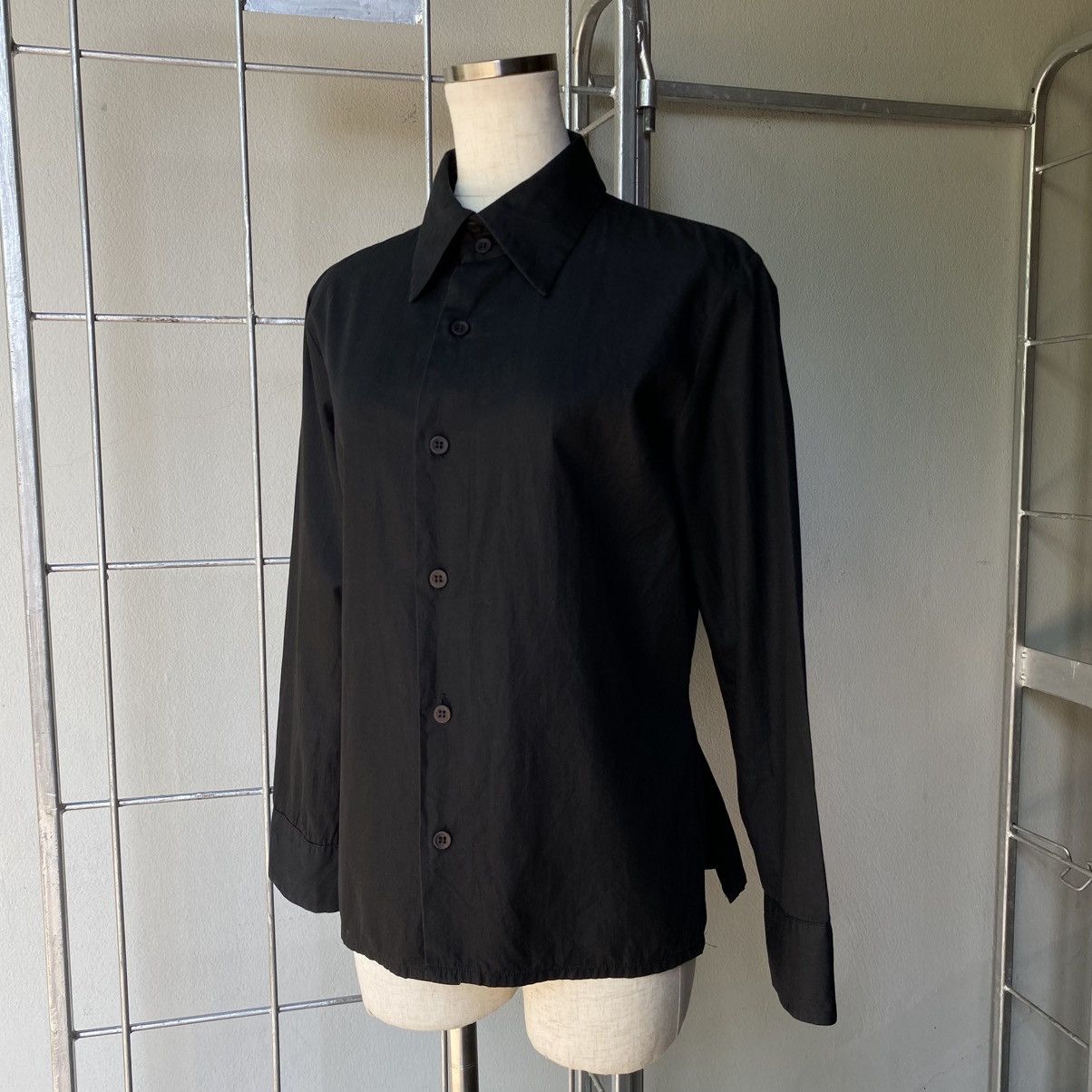 Dirk Bikkembergs DIRK BIKKEMBERGS Women Fitted Long-Sleeve Button-Up Shirt Size M / US 6-8 / IT 42-44 - 10 Thumbnail