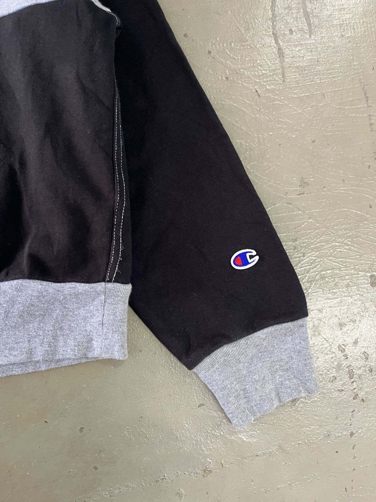Issey Miyake Issey Miyake Ne-Net x Champion Nya Logo Patchwork Crewneck Size US L / EU 52-54 / 3 - 5 Thumbnail