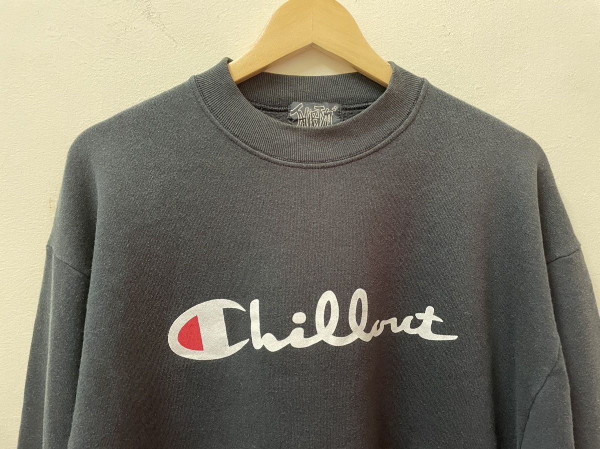 Champion × Designer × Vintage VINTAGE Champion Sweatshirt Crossover Chillout Design Size US L / EU 52-54 / 3 - 2 Thumbnail