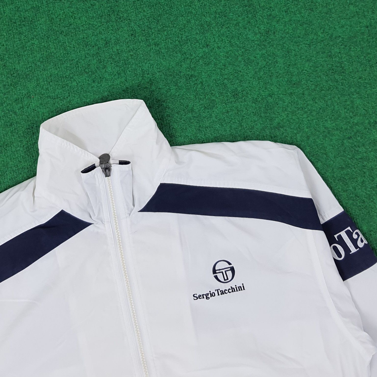 Sergio Tacchini × Vintage Vintage Sergio Tacchini Designer Jacket C221N27 Size US L / EU 52-54 / 3 - 2 Thumbnail