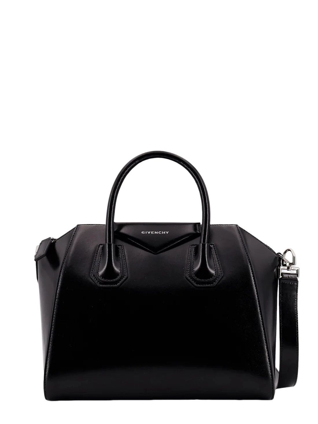 Givenchy GIVENCHY Antigona S Black Leather Top Handle Size ONE SIZE - 1 Thumbnail