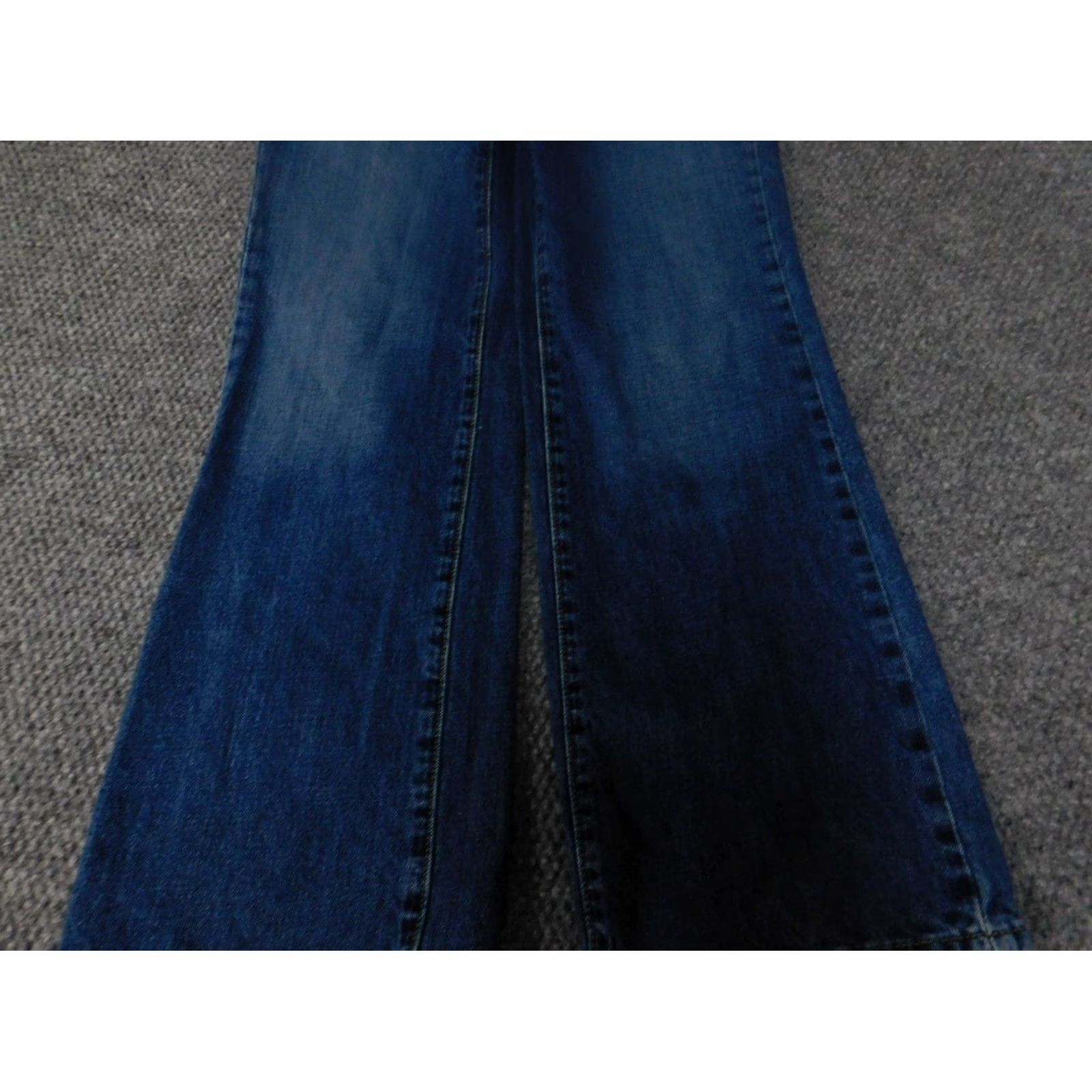 Vintage Urban Pipeline Jeans Women 30 Blue Dark Relaxed Bootcut Denim Zip 28in Distressed Regular Size 30 IN United States Size 30" / US 8 / IT 44 - 5 Thumbnail