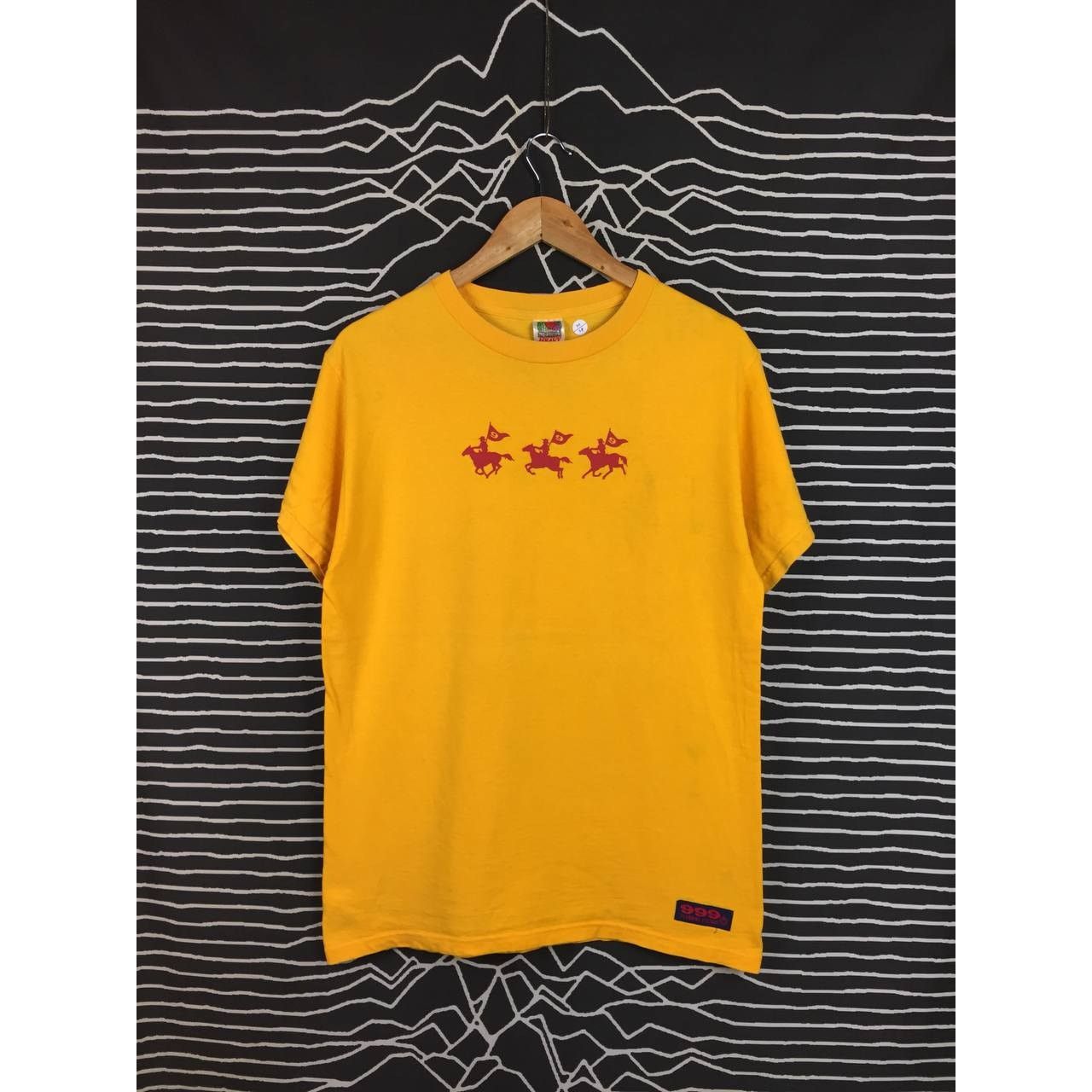 Fruit Of The Loom × Vintage Vtg 90s 00s 999 Planning Factory Horse Racing Graphic Tee Size US M / EU 48-50 / 2 - 2 Thumbnail