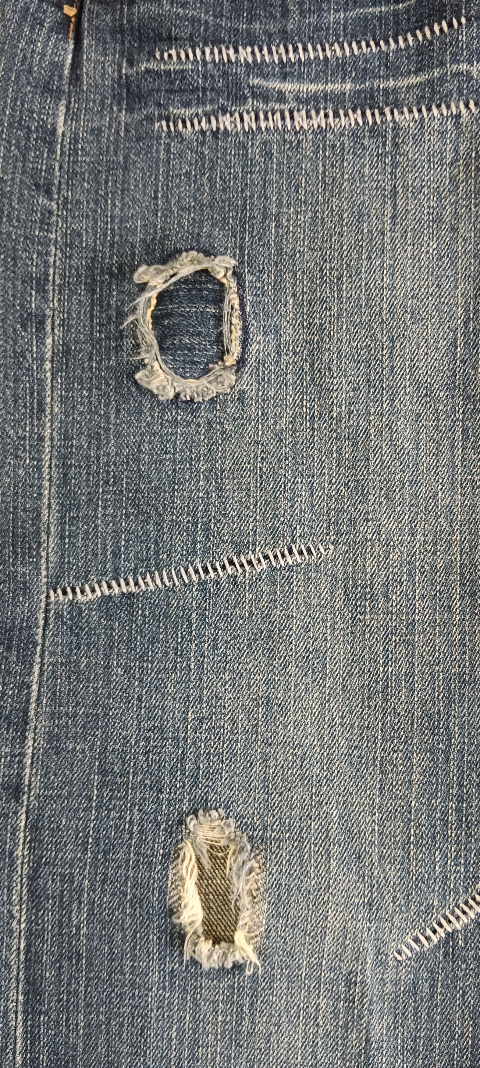 Japanese Brand 💥Modish Style💥 Clawmark Minimalist Flared Denim Size US 30 / EU 46 - 10 Thumbnail