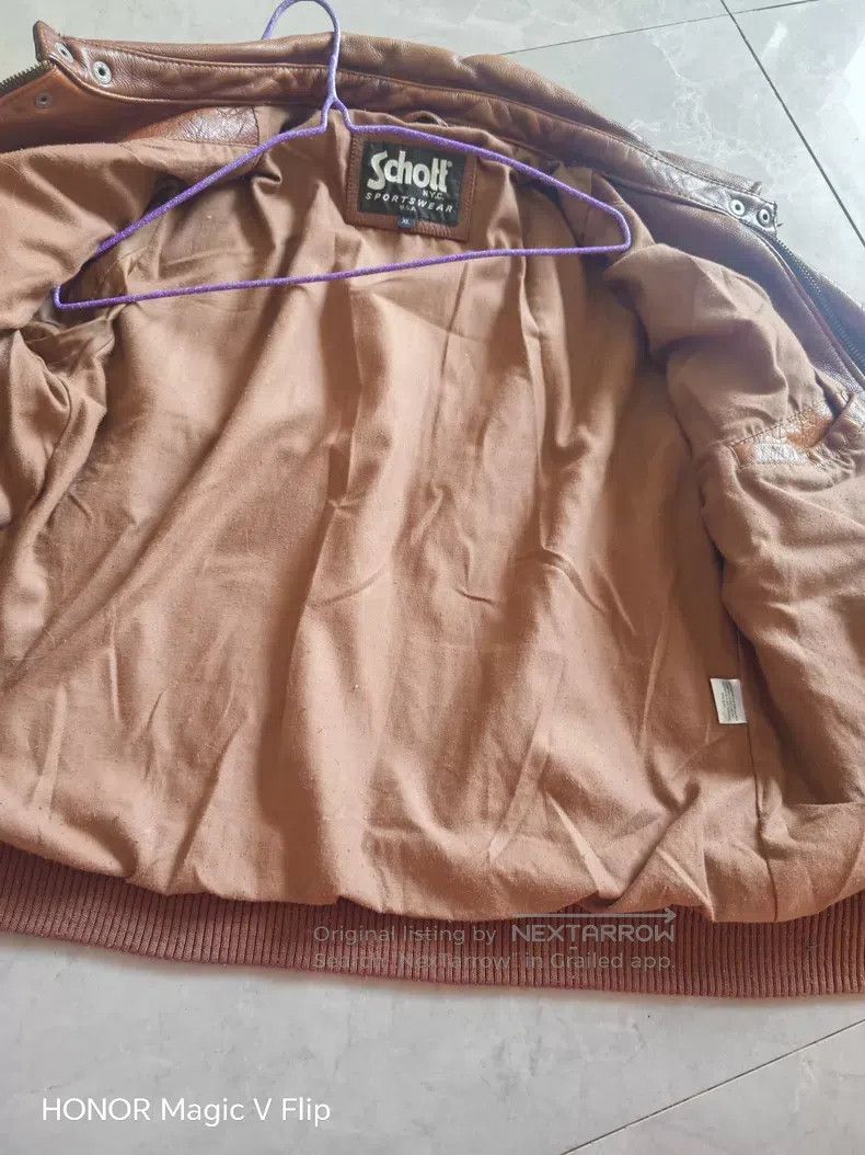 Schott Schott A2 leather coat Size US M / EU 48-50 / 2 - 4 Thumbnail