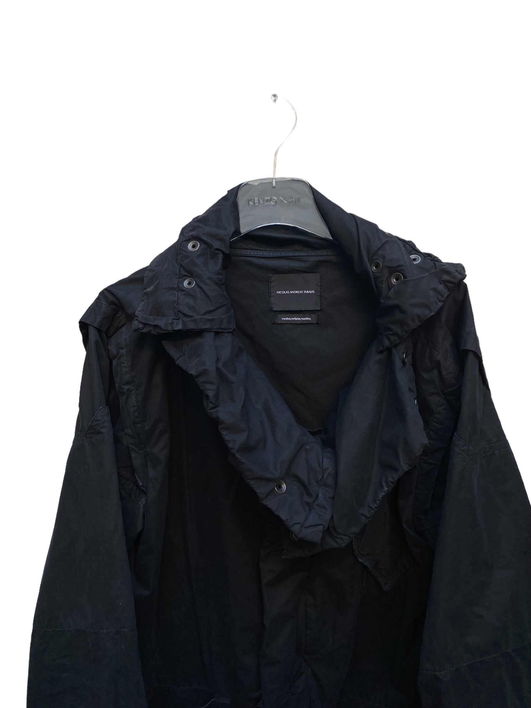 Nicolas Andreas Taralis Black Oversized Parka Size US S / EU 44-46 / 1 - 4 Thumbnail